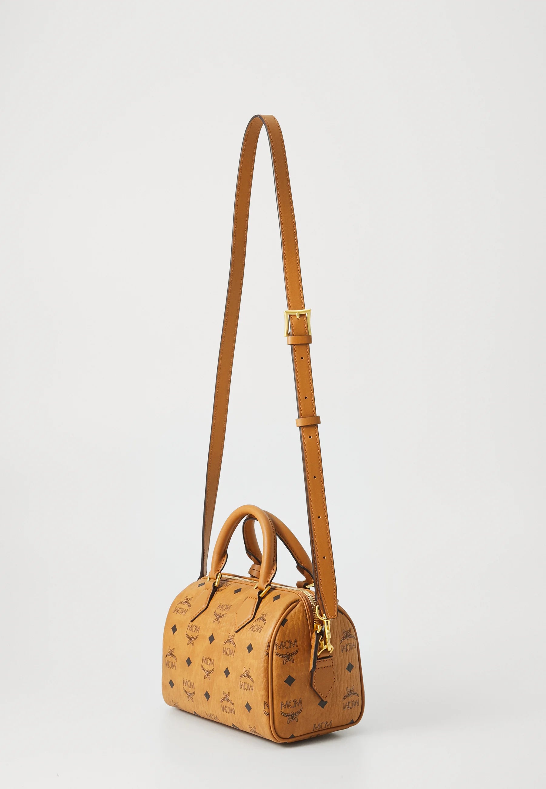 MCM Ella Boston Cognac