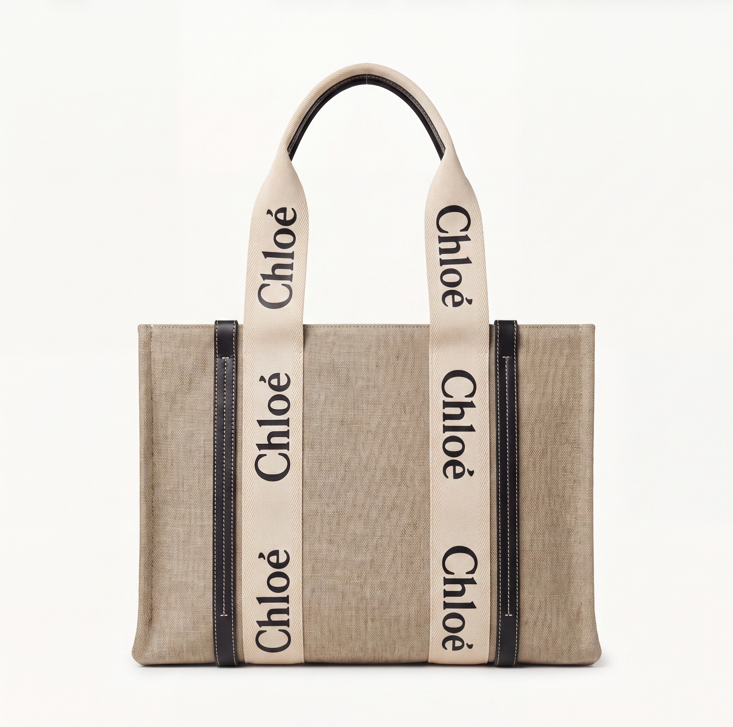 Chloe Tote Bag Medium Woody Black
