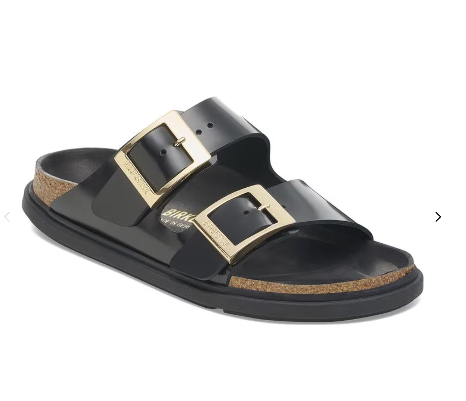 Birkenstock Arizona Droplet Buckle High Shine Black