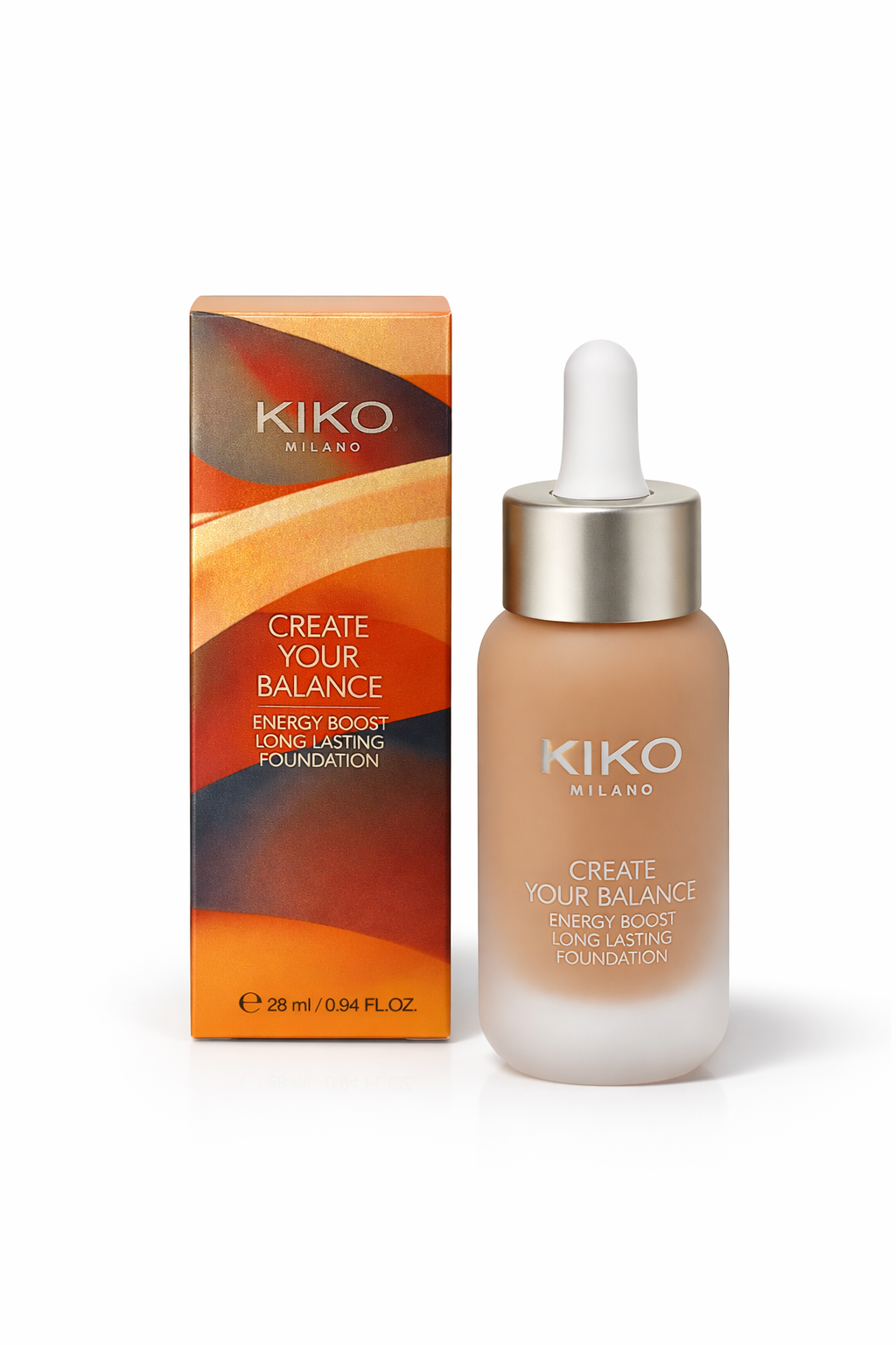 Kiko Milano Create Your Balance Long Lasting Foundation - 08 Cocoa 28ml