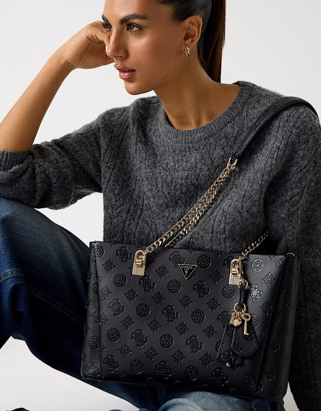 Guess Tisha 4G Black Logo