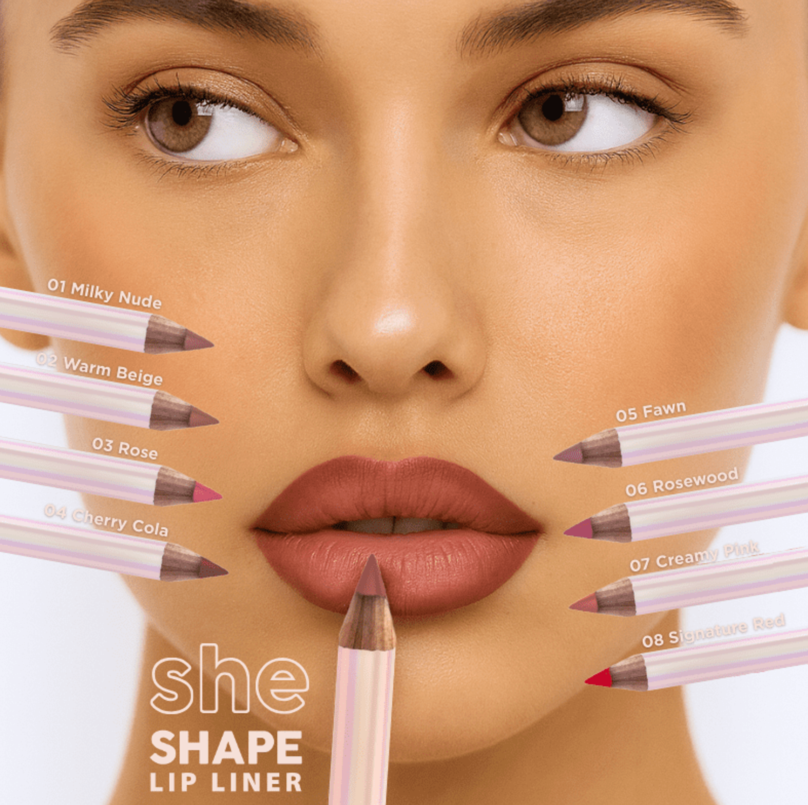 Revers She Shape Lip Liner Warm Beige 1,8g