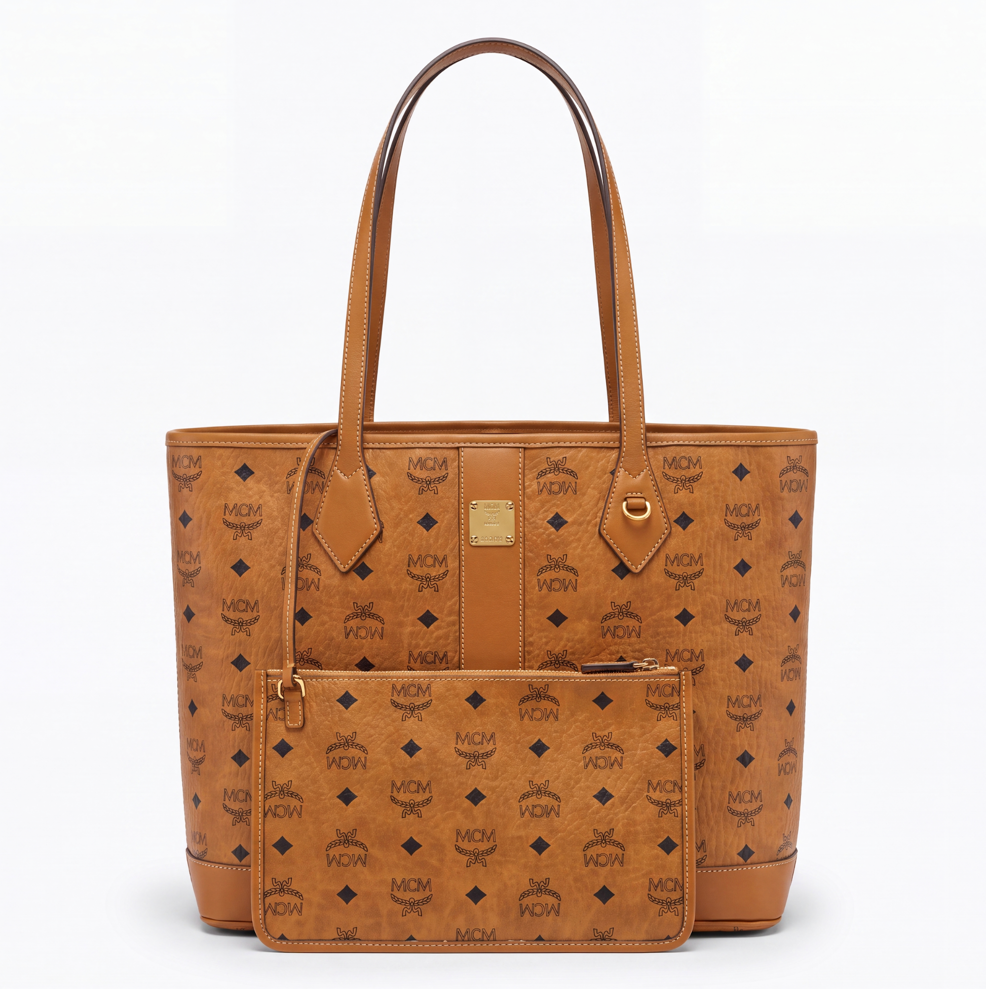 MCM Liz Shopper Medium Cognac Neue Kollektion