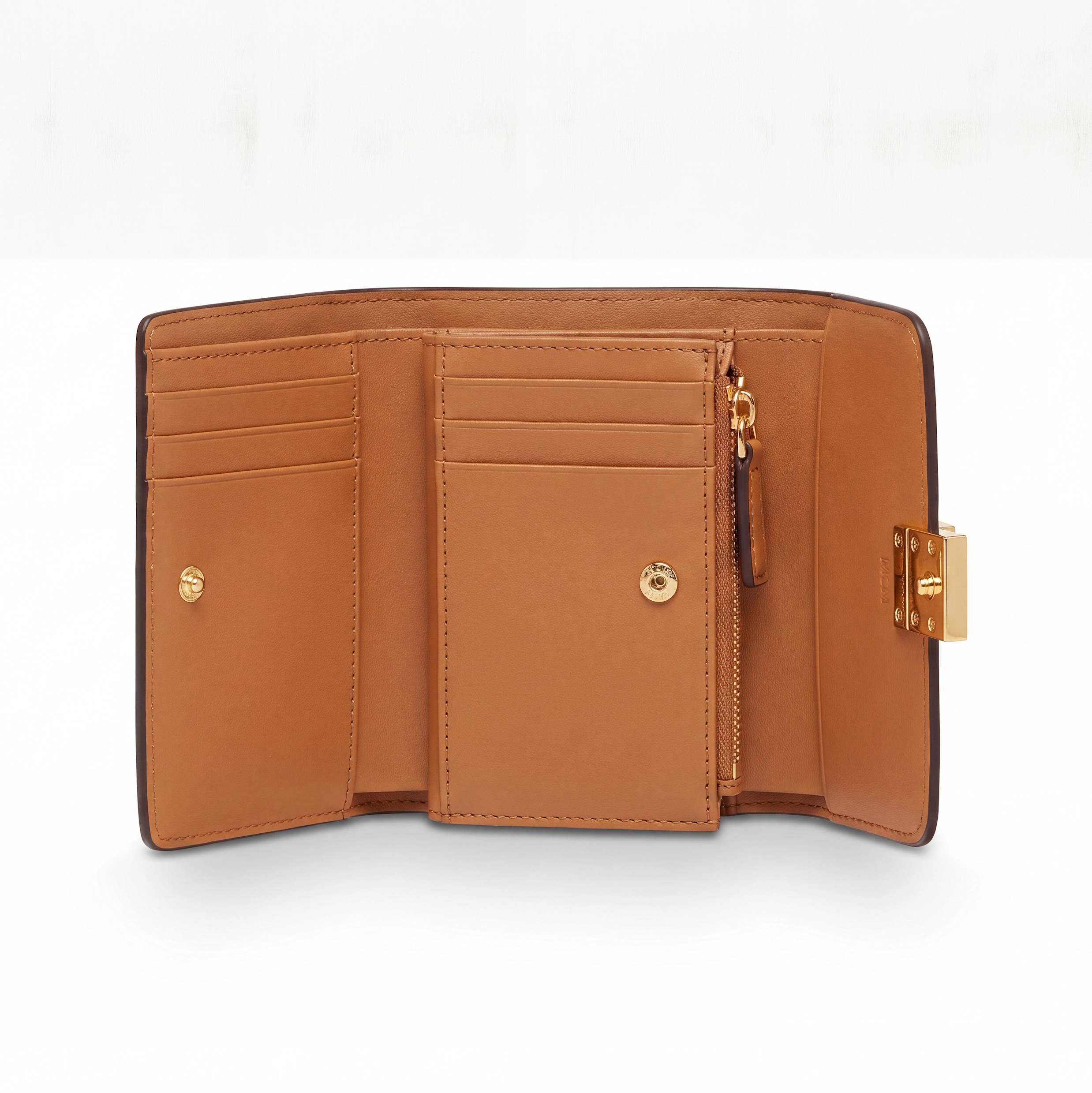 MCM Tracy Small Wallet - Geldbörse Cognac