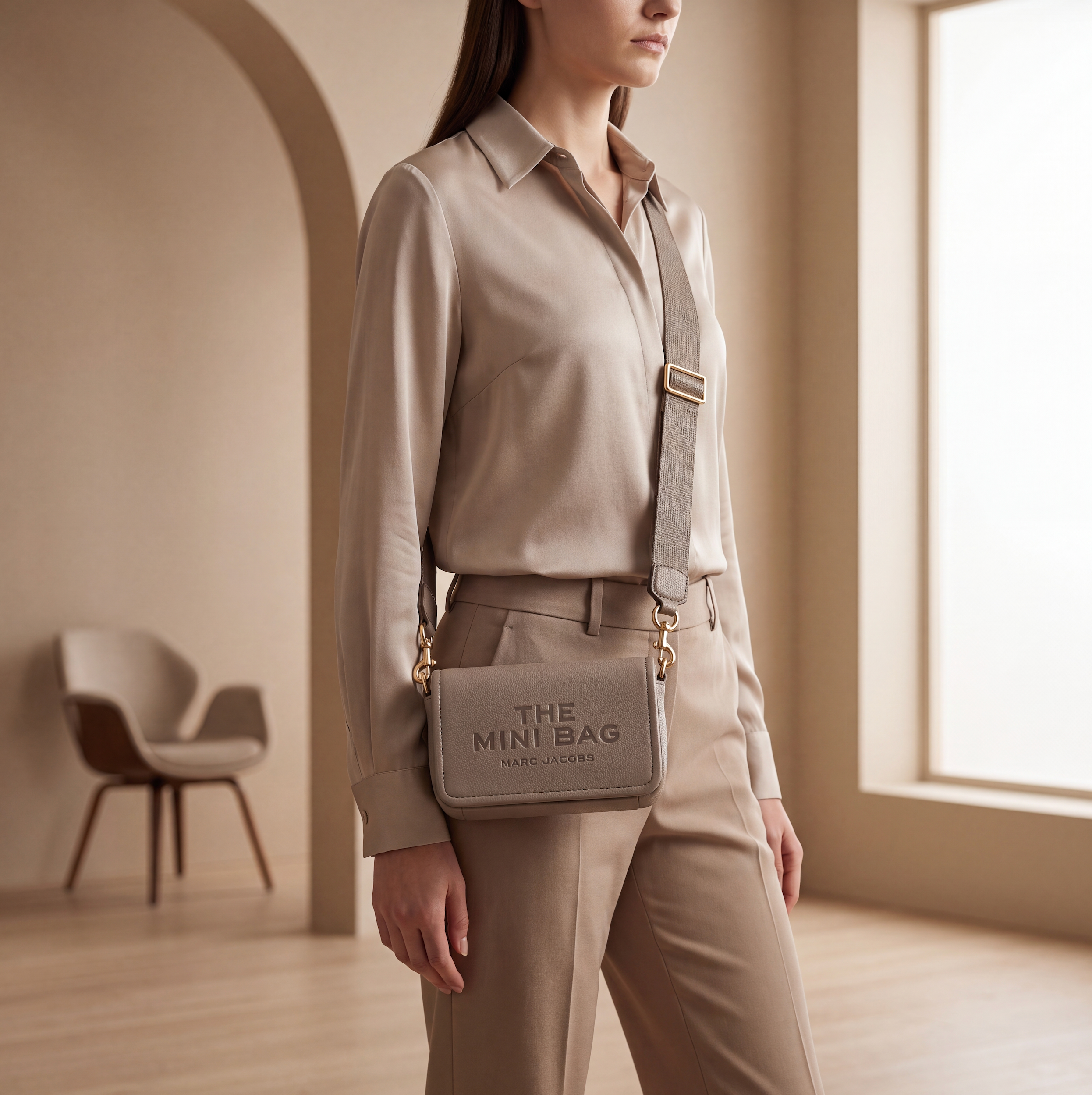 Marc Jacobs The Mini Bag Taupe