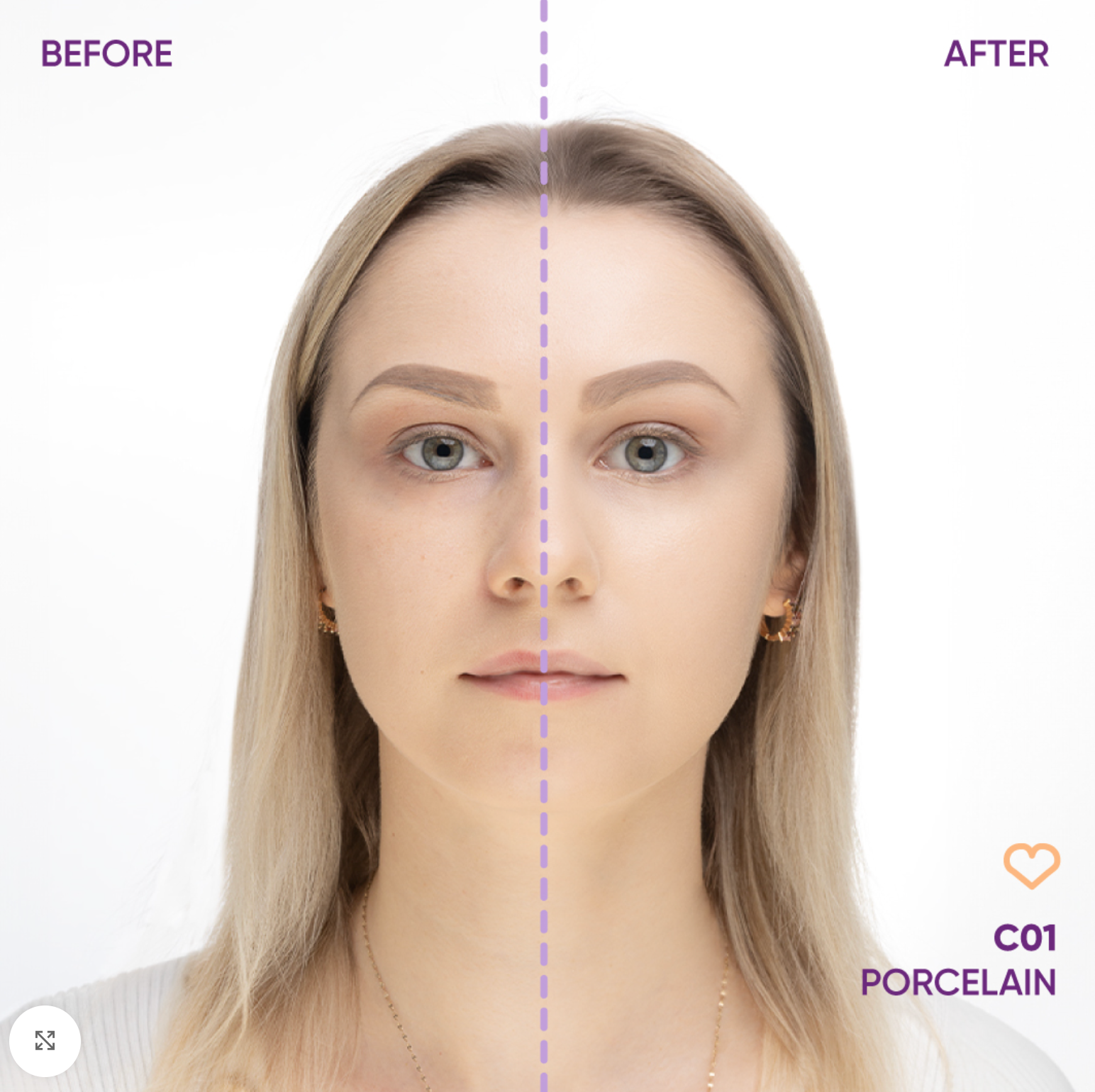 Nejha Beauty Supernova - Glow Foundation - C01 Porcelain