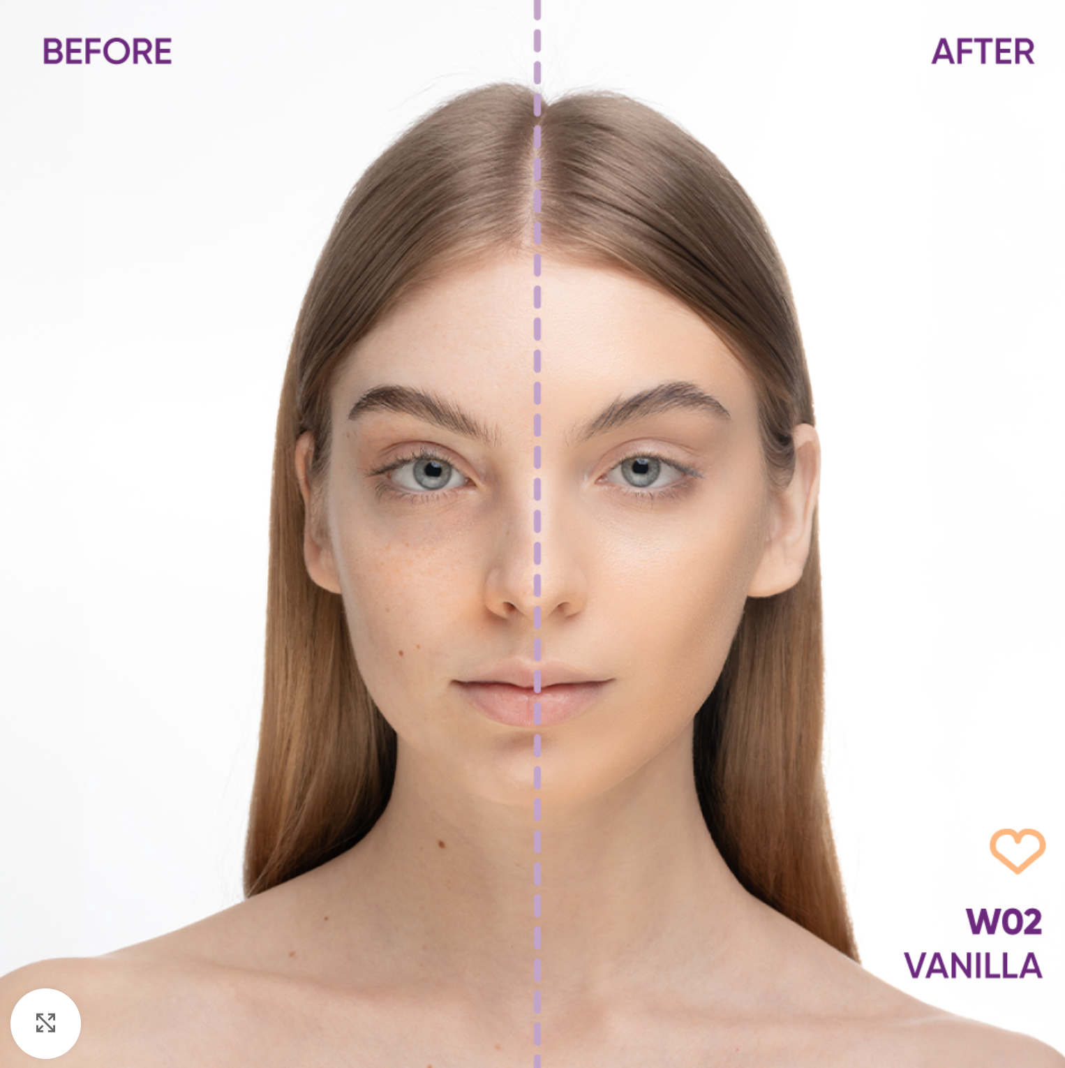 Nejha Beauty Supernova - Glow Foundation - W02 Vanilla
