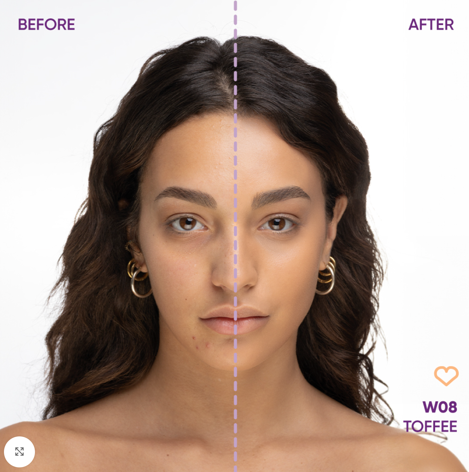 Nejha Beauty Supernova - Glow Foundation - W08 Toffee