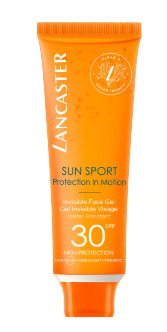 Lancaster Sun Sport - Transparentes Gesichtsgel mit LSF30, 50-ml
