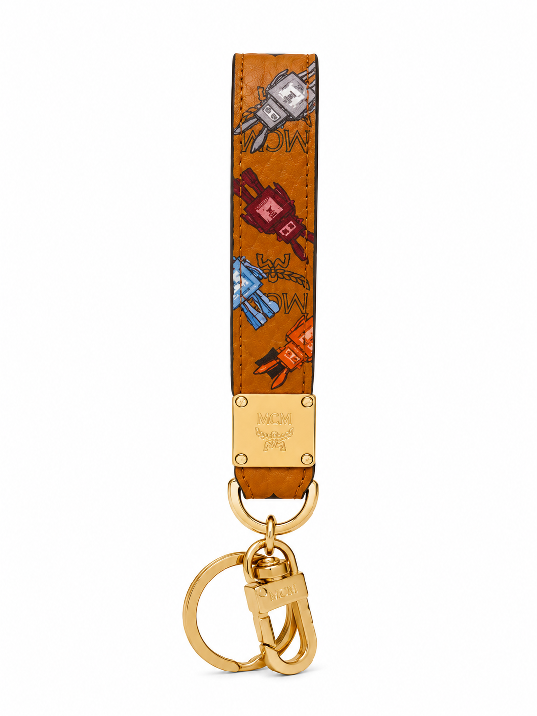 MCM Schlüsselanhänger Cognac