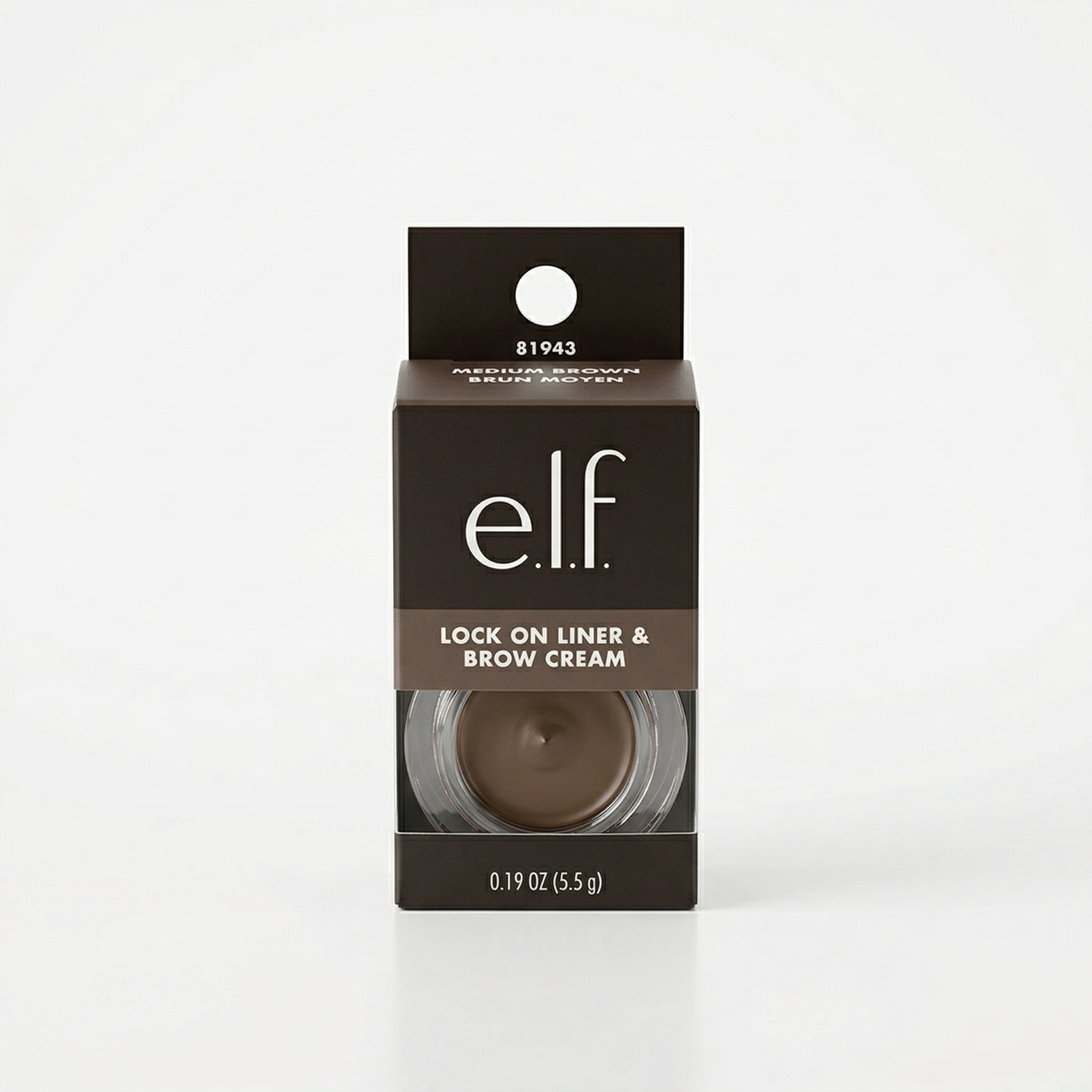 ELF Lock on Liner und Brow Cream Medium Brown