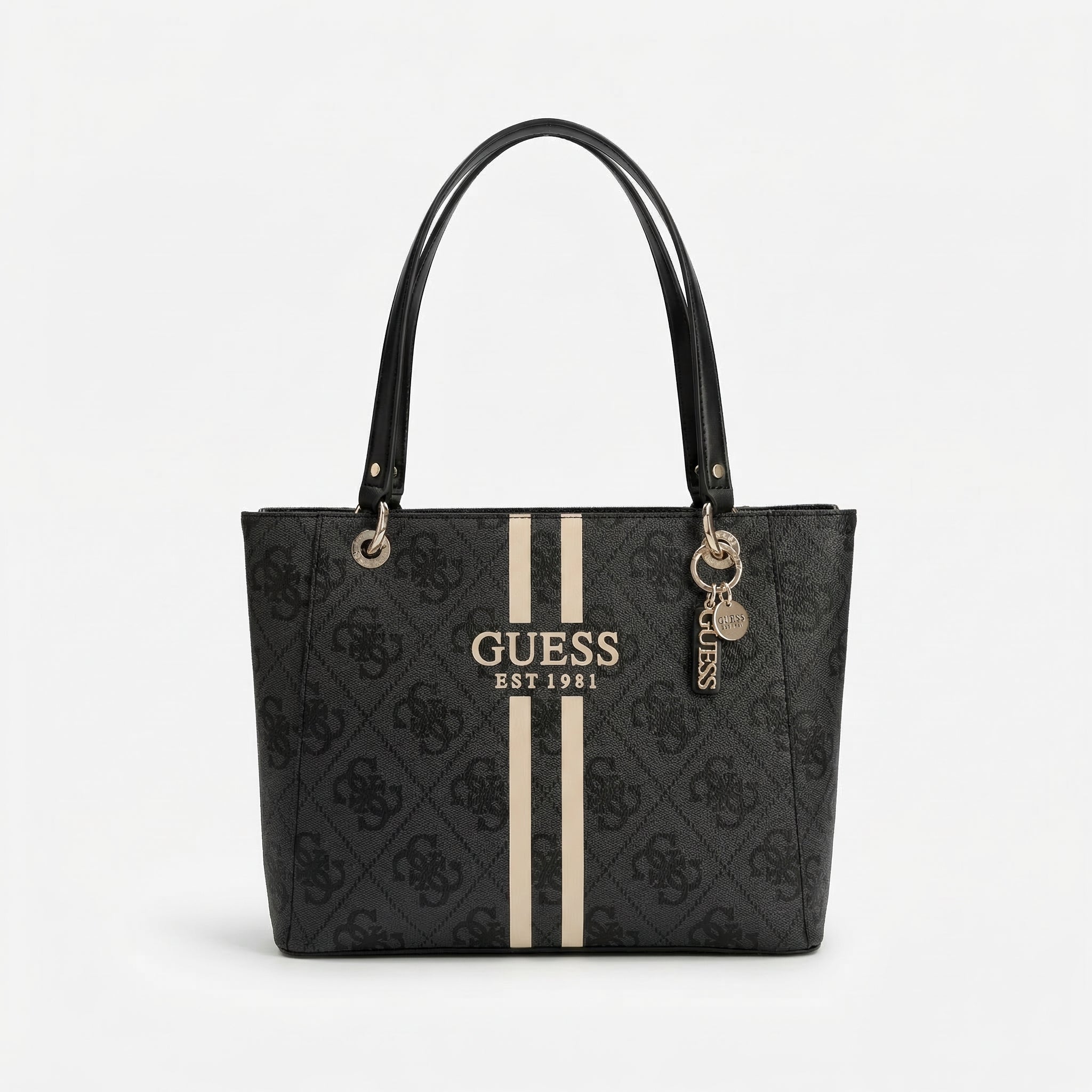 Guess Noelle Shopper Strich Coal Logo