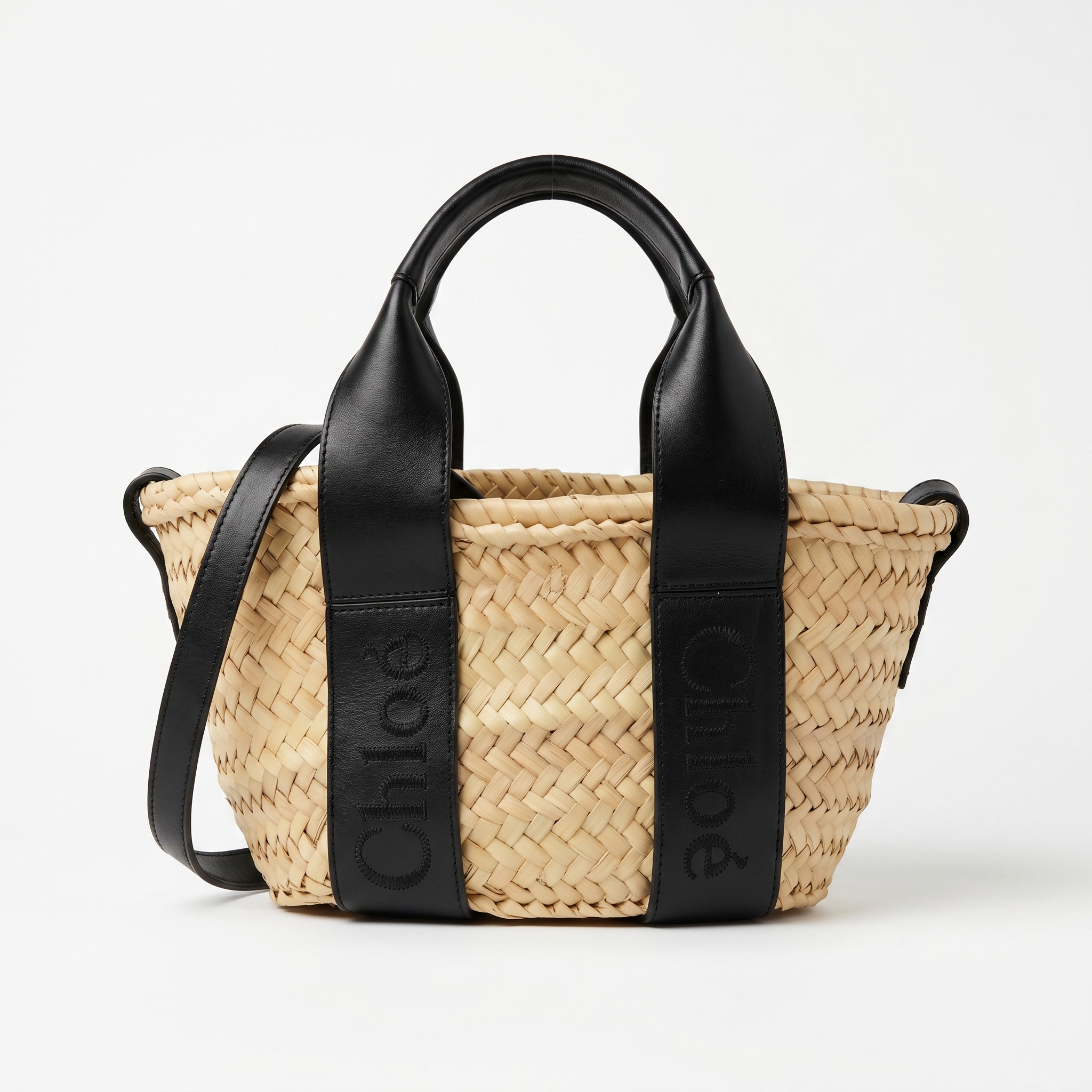Chloe Korbtasche Small black