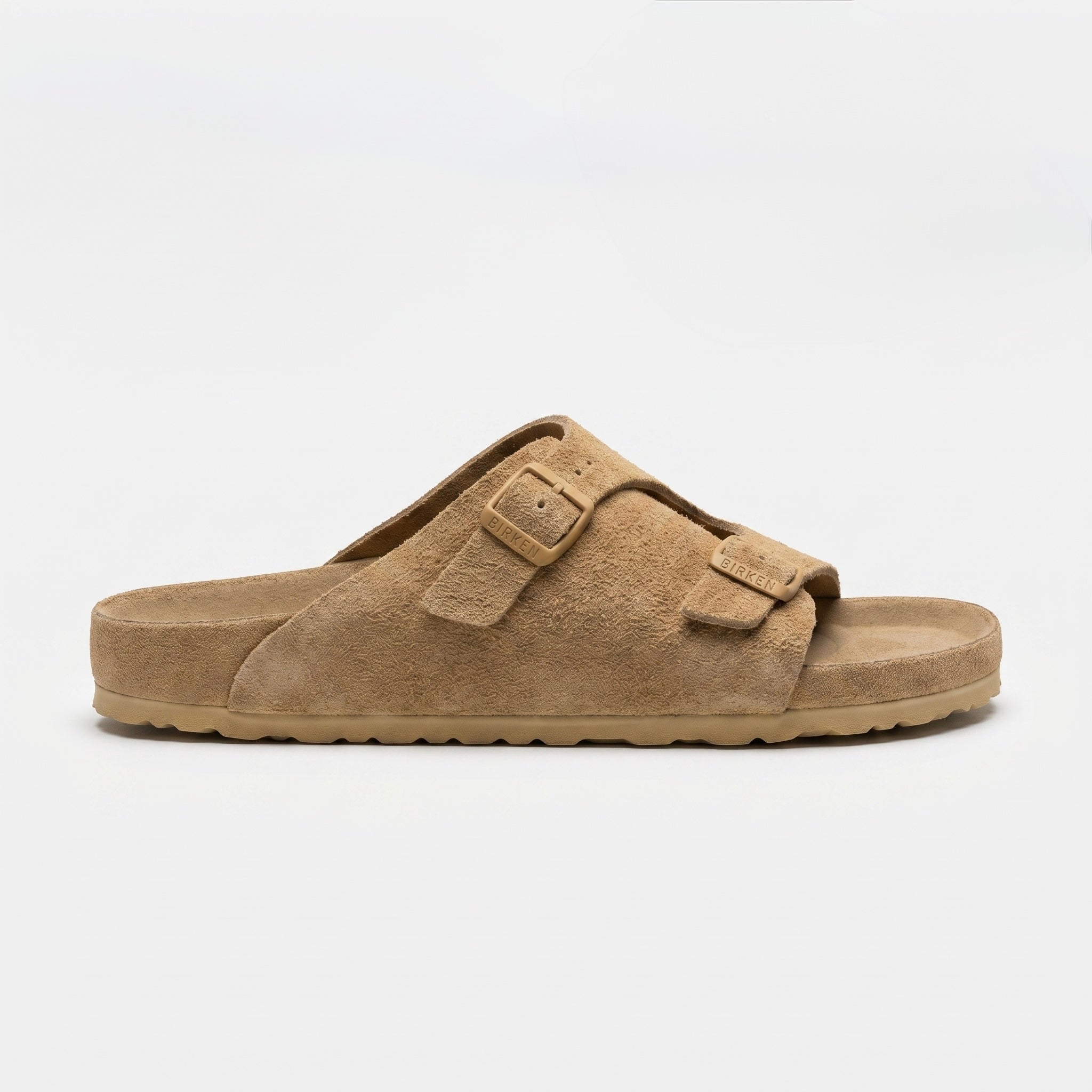 Birkenstock Zürich Suede Leather Latte Cream