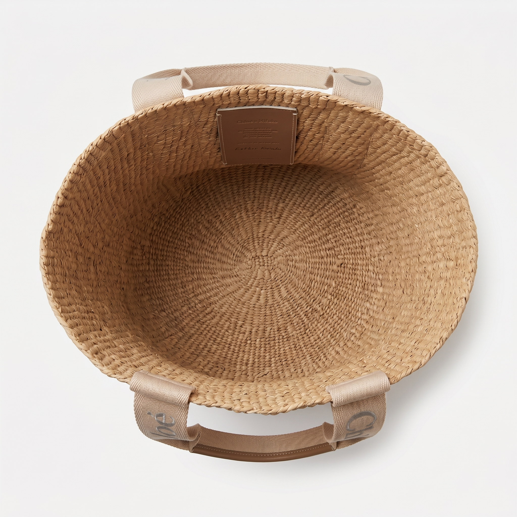 Chloe Large Woody Basket - Blushy Beige