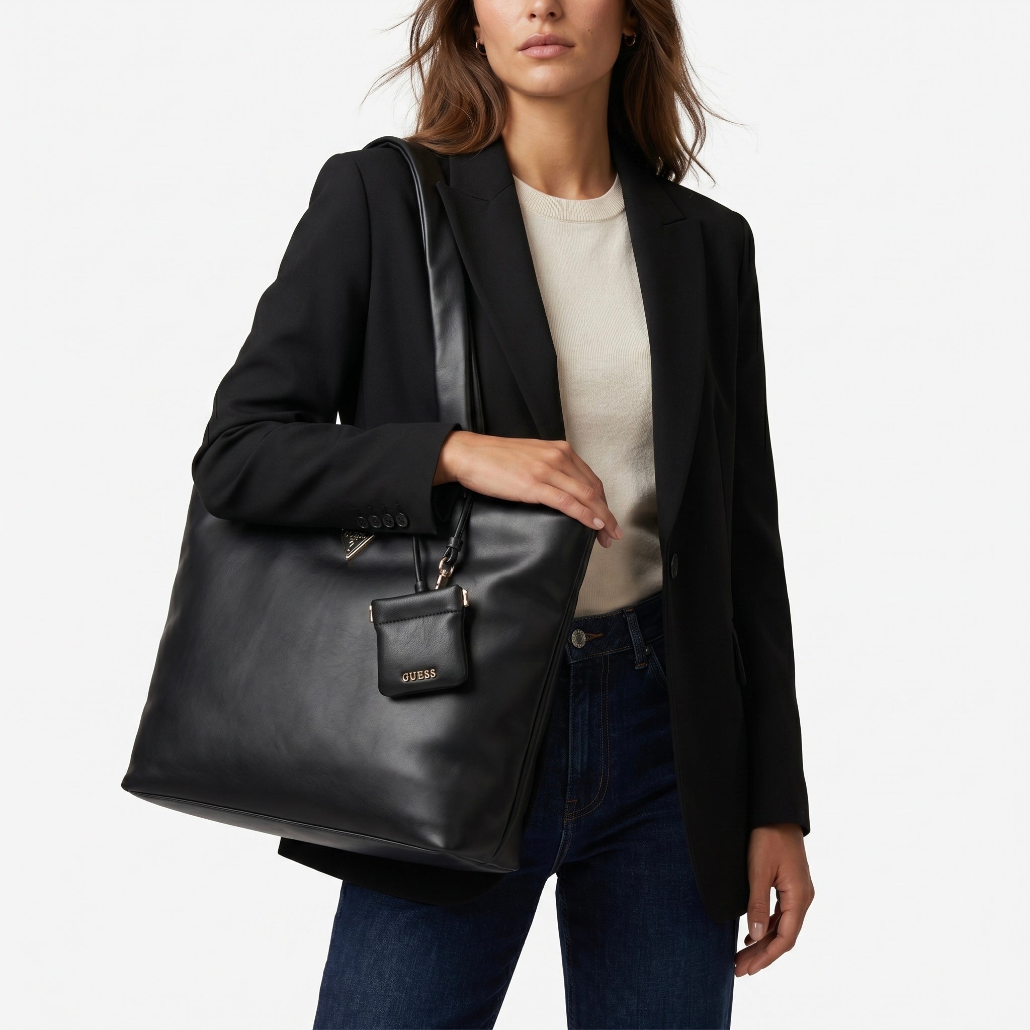 Guess Sunetra Tech Tote Black