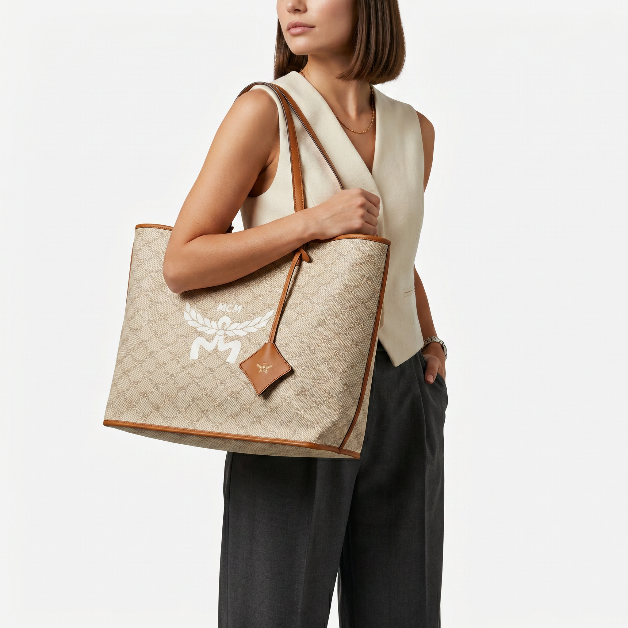 MCM Himmel Shopper Medium