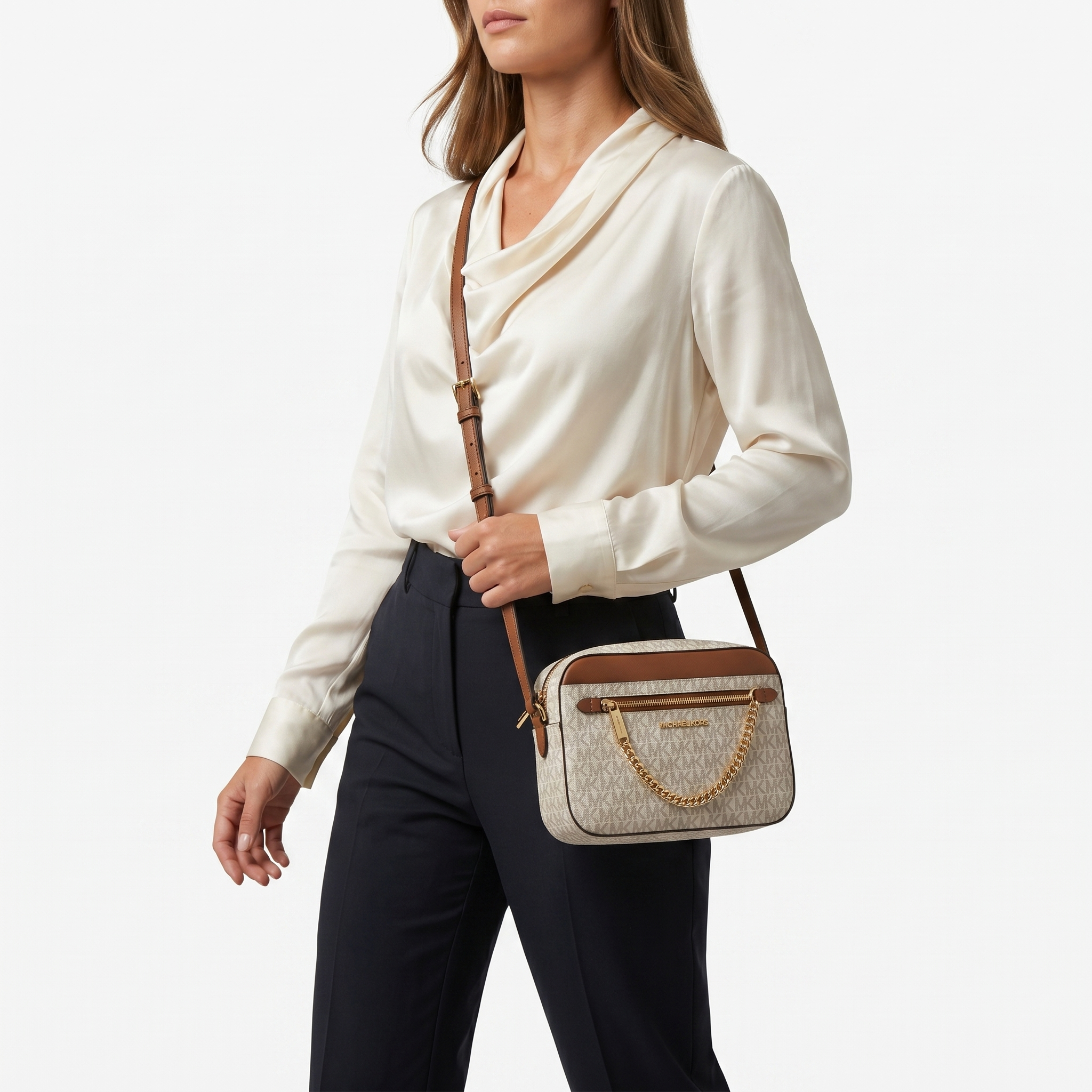 Michael Kors Jet Set Vanilla Signature