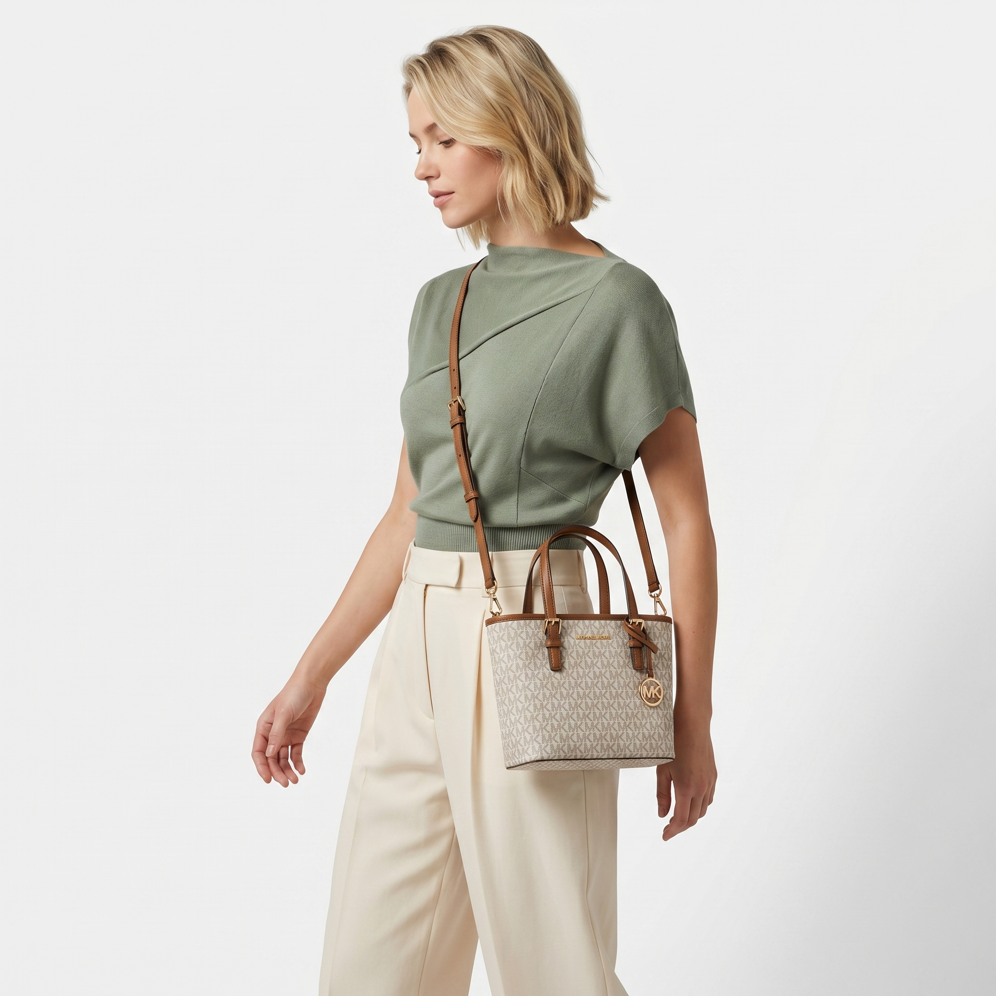 Michael Kors Jet Set Travel Vanilla XS TOTE