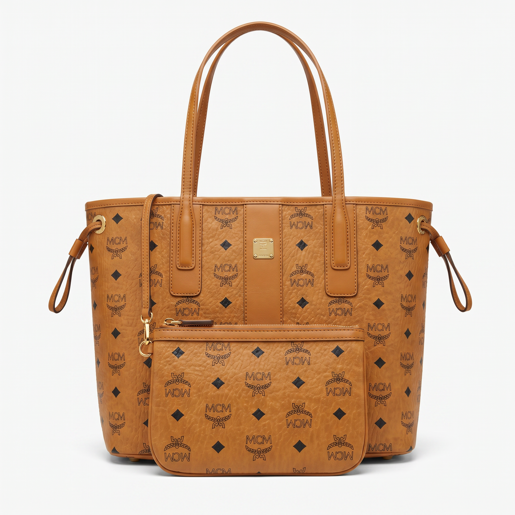 MCM Liz Wendeshopper Cognac Small