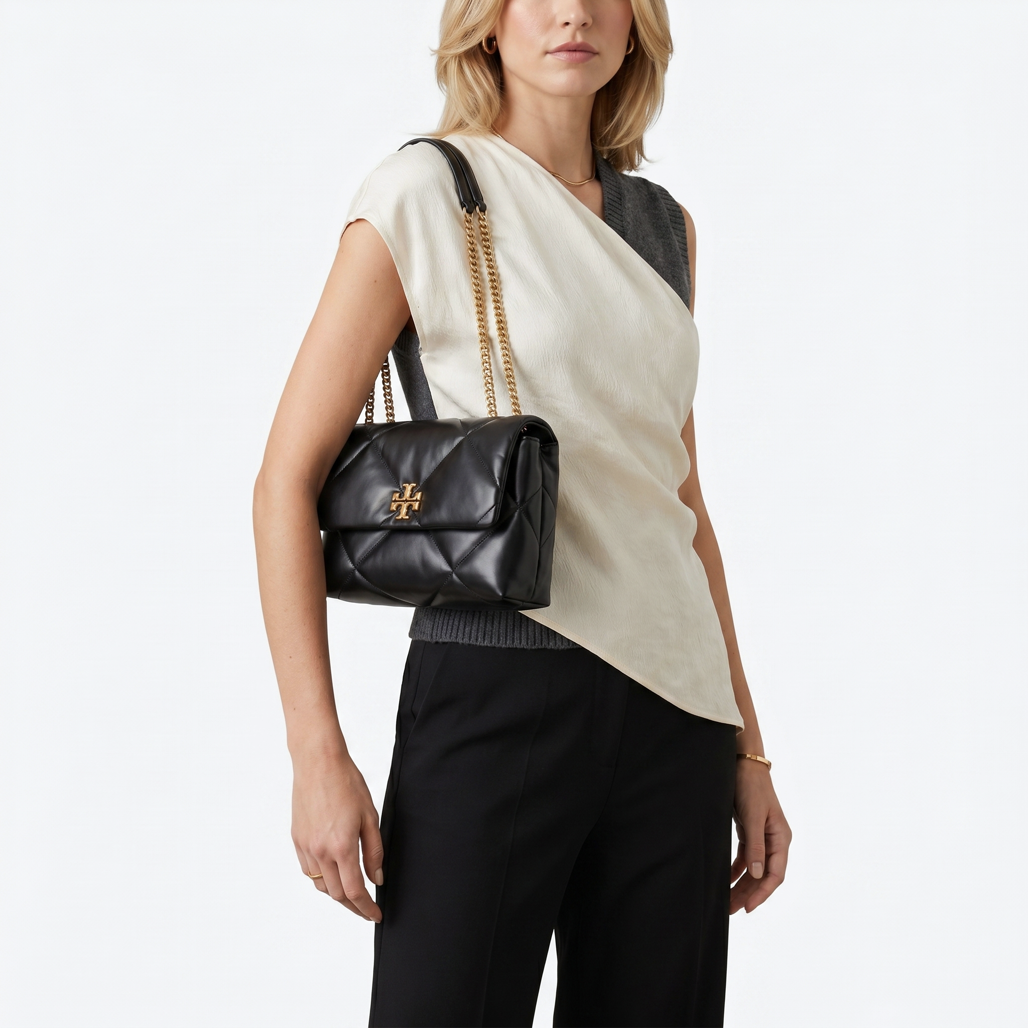 Tory Burch Kira Diamod Black