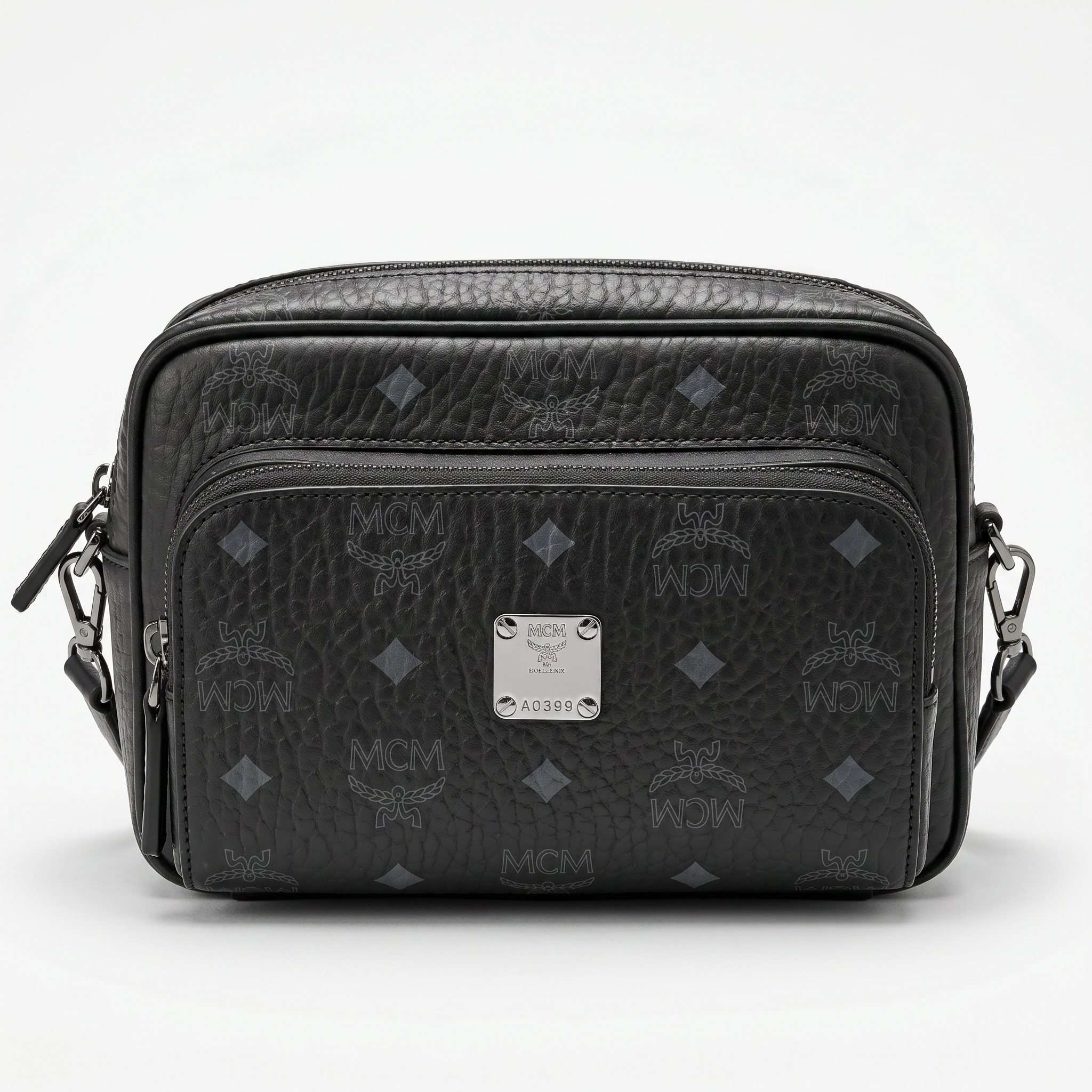 MCM Aren Crossbody schwarz