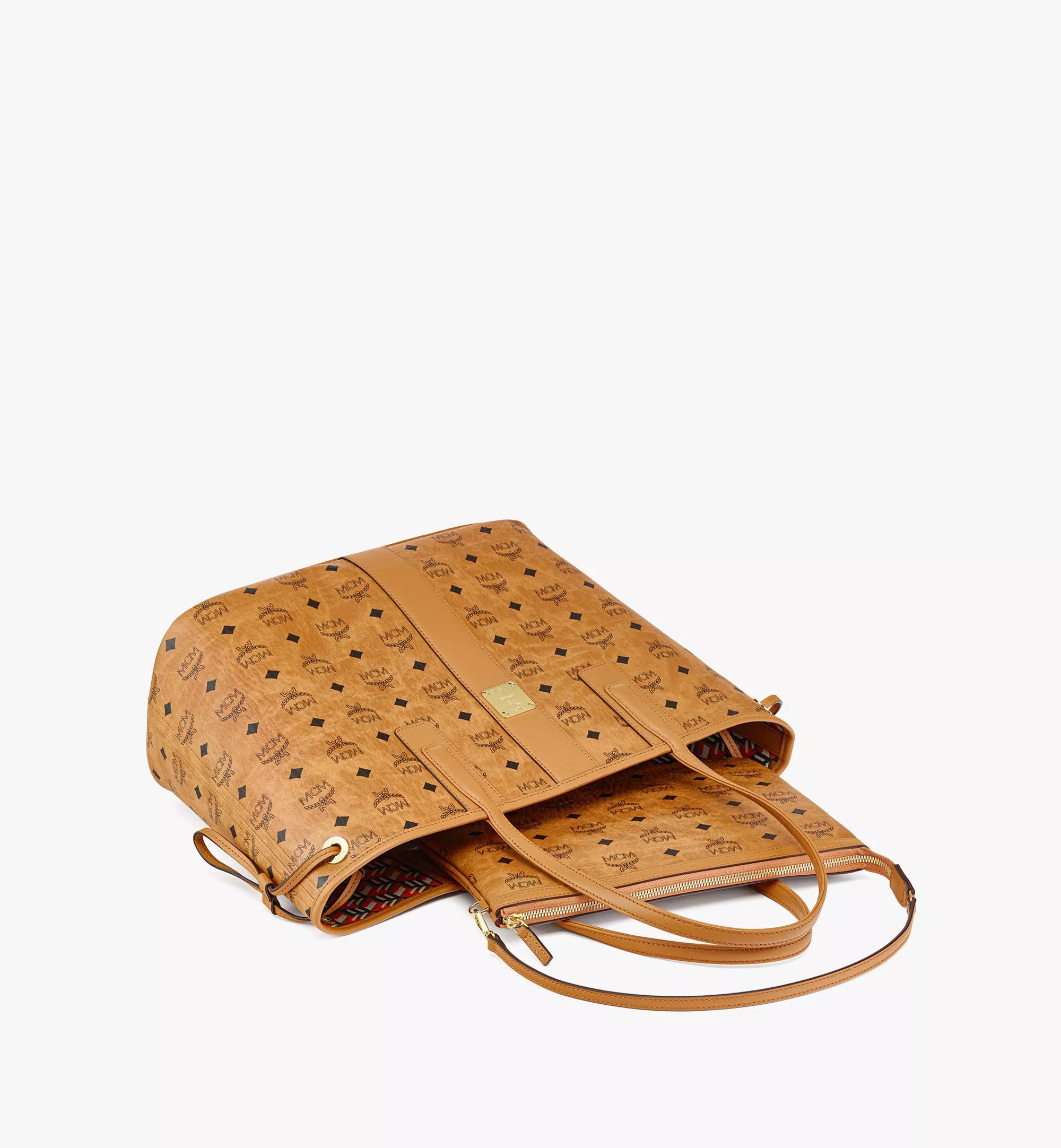 MCM Liz Wendeshopper Medium Cognac