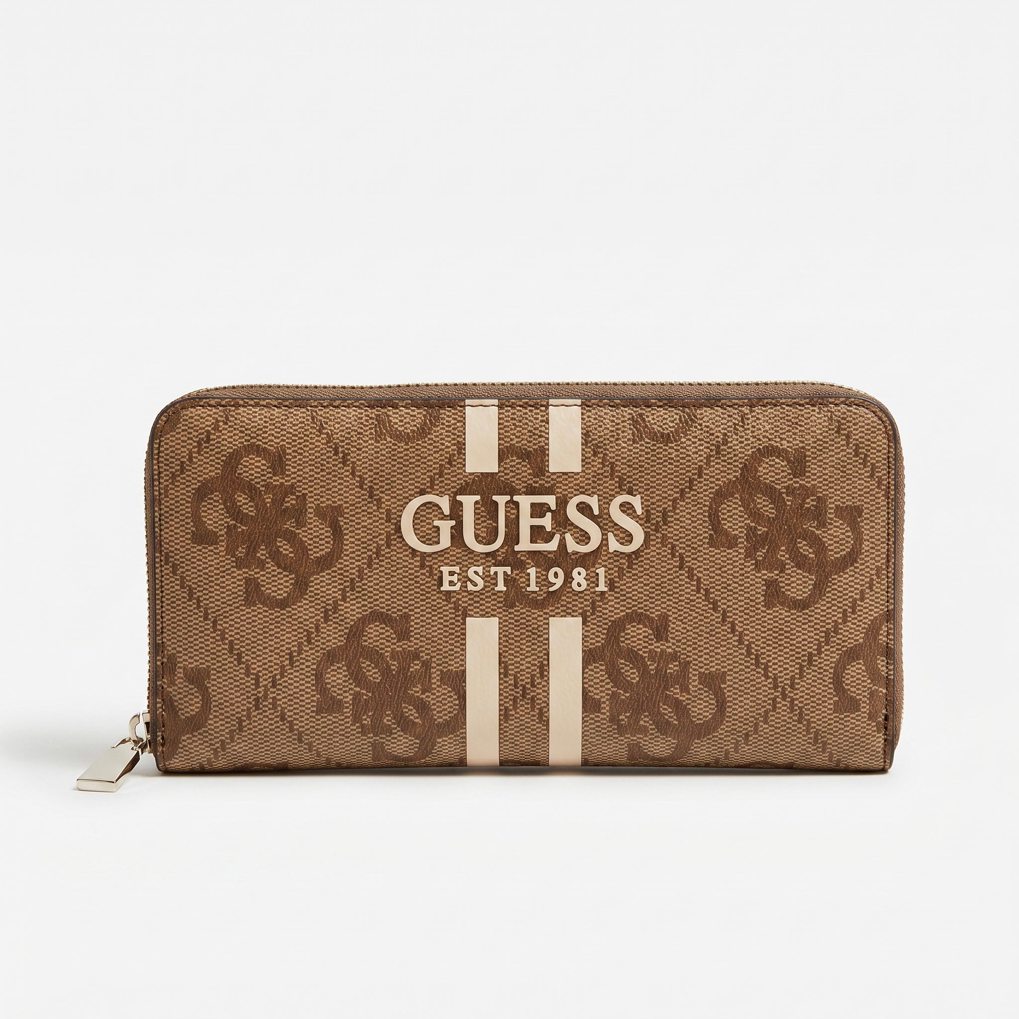 Guess Laurel 4G Geldbeutel Latte Logo