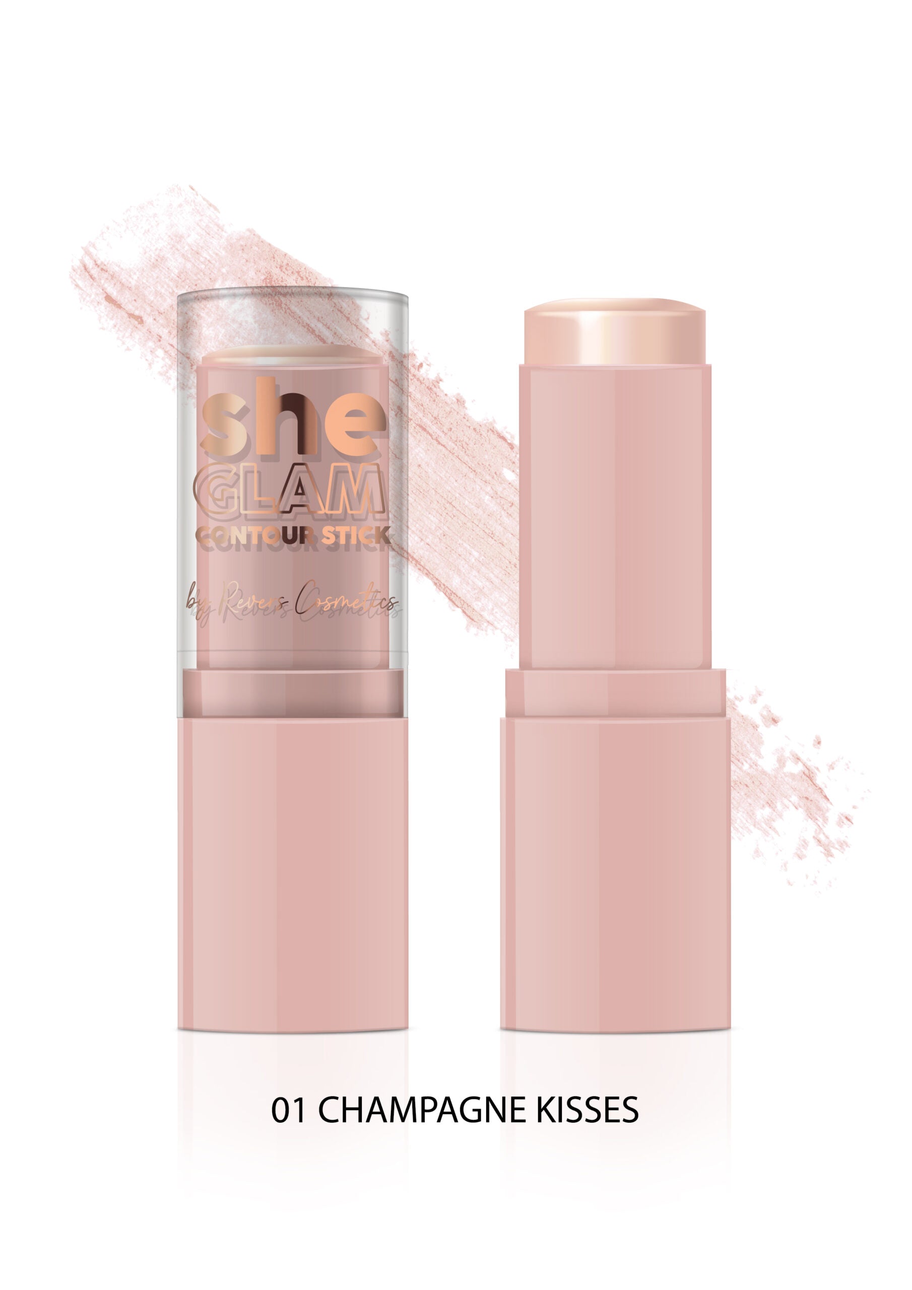 Revers Cosmetics Highlighter Stick Champagne Kisses 01