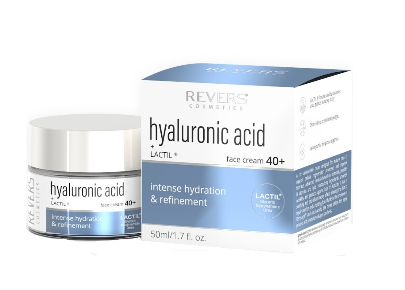 Revers Gesichtscreme 40+ mit Hyaluronsäure 50ml