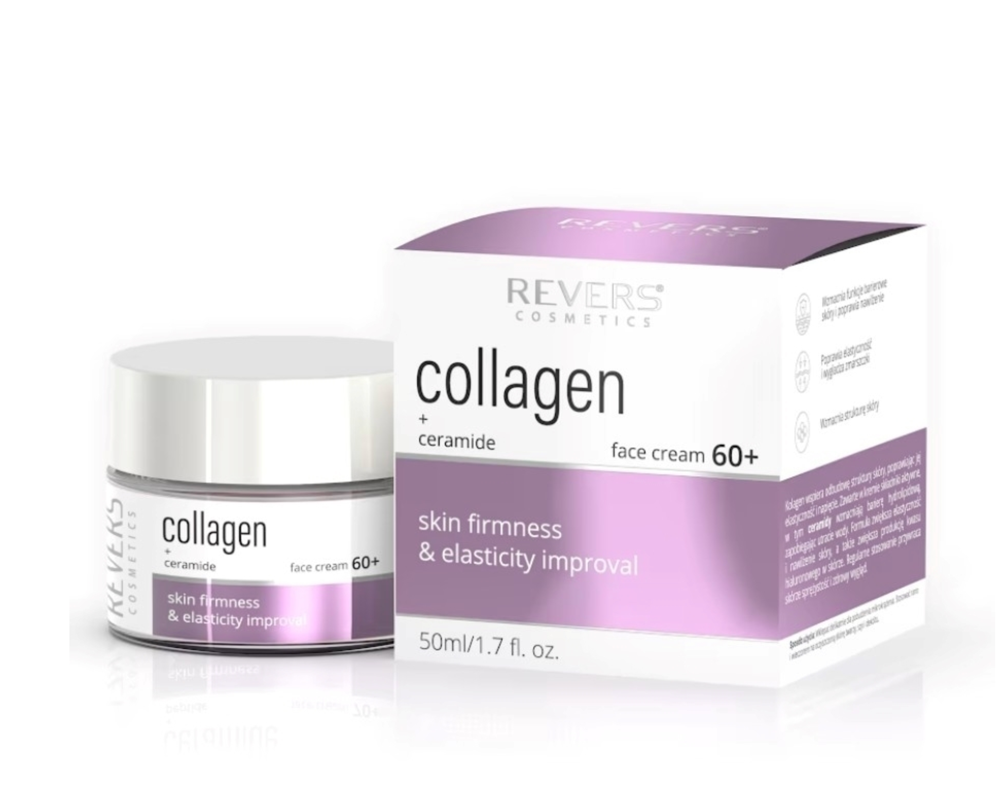 Revers Cosmetics Collagen + Ceramide Creme Gesicht 50ml