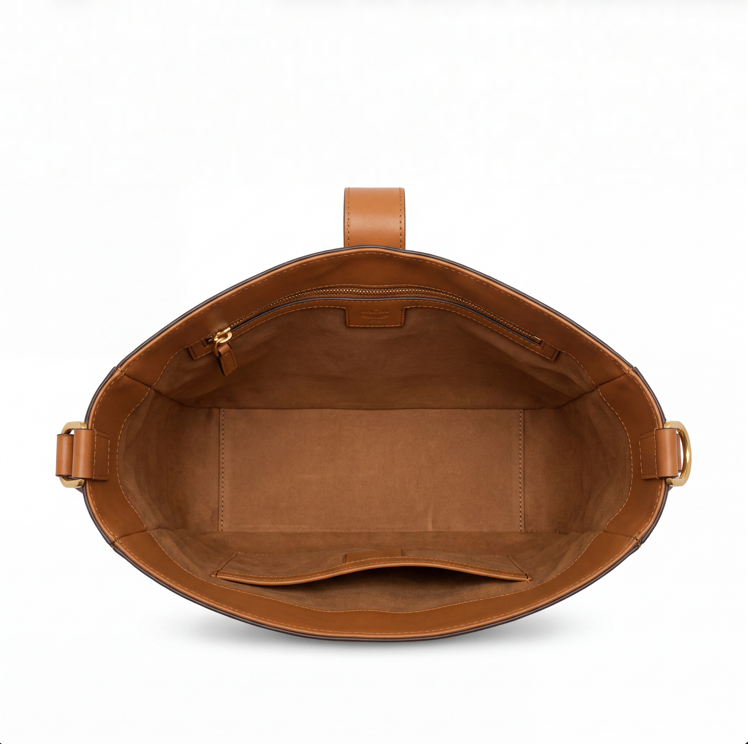 MCM Tracy Hobo in Visetos Cognac
