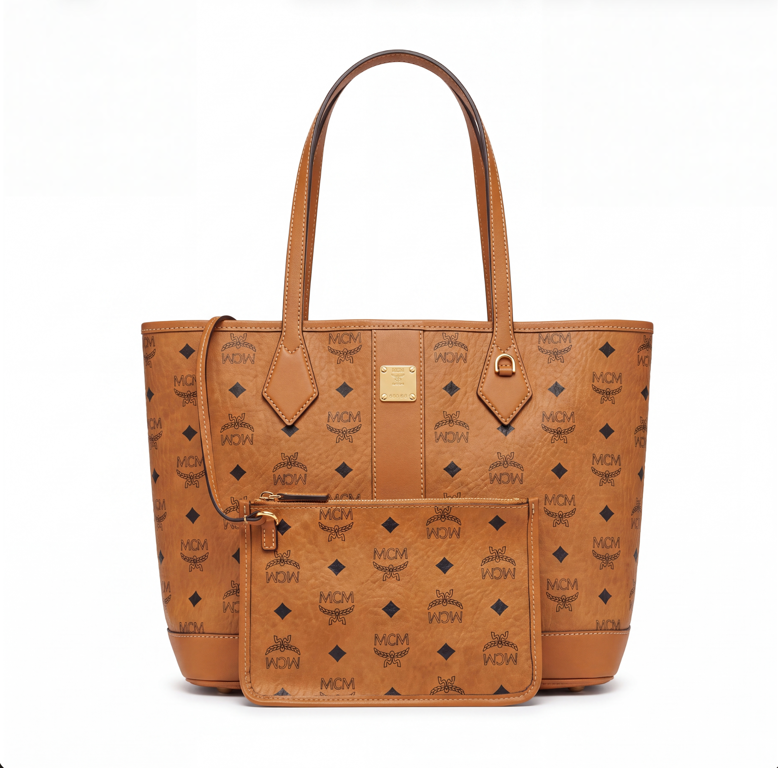 MCM Liz Shopper Small Cognac Neue Kollektion