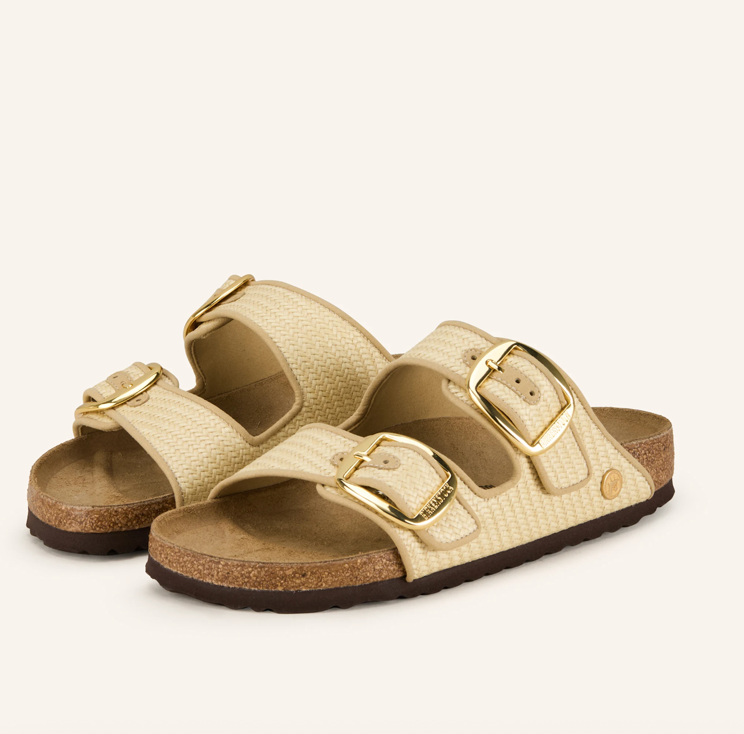 Birkenstock Arizona Big Buckle Raffia Naturale
