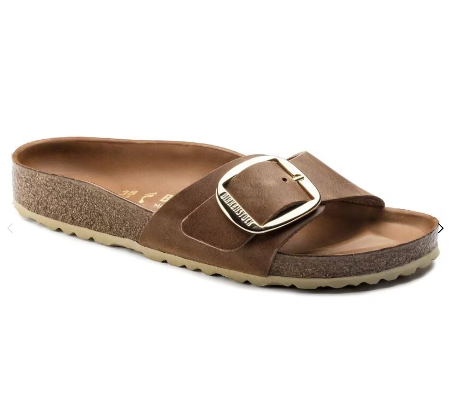 Birkenstock Madrid Big Buckle Cognac