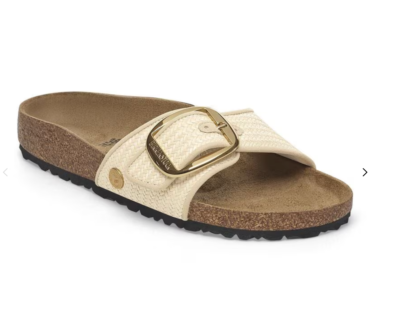 Birkenstock Madrid Big Buckle Raffia Naturale