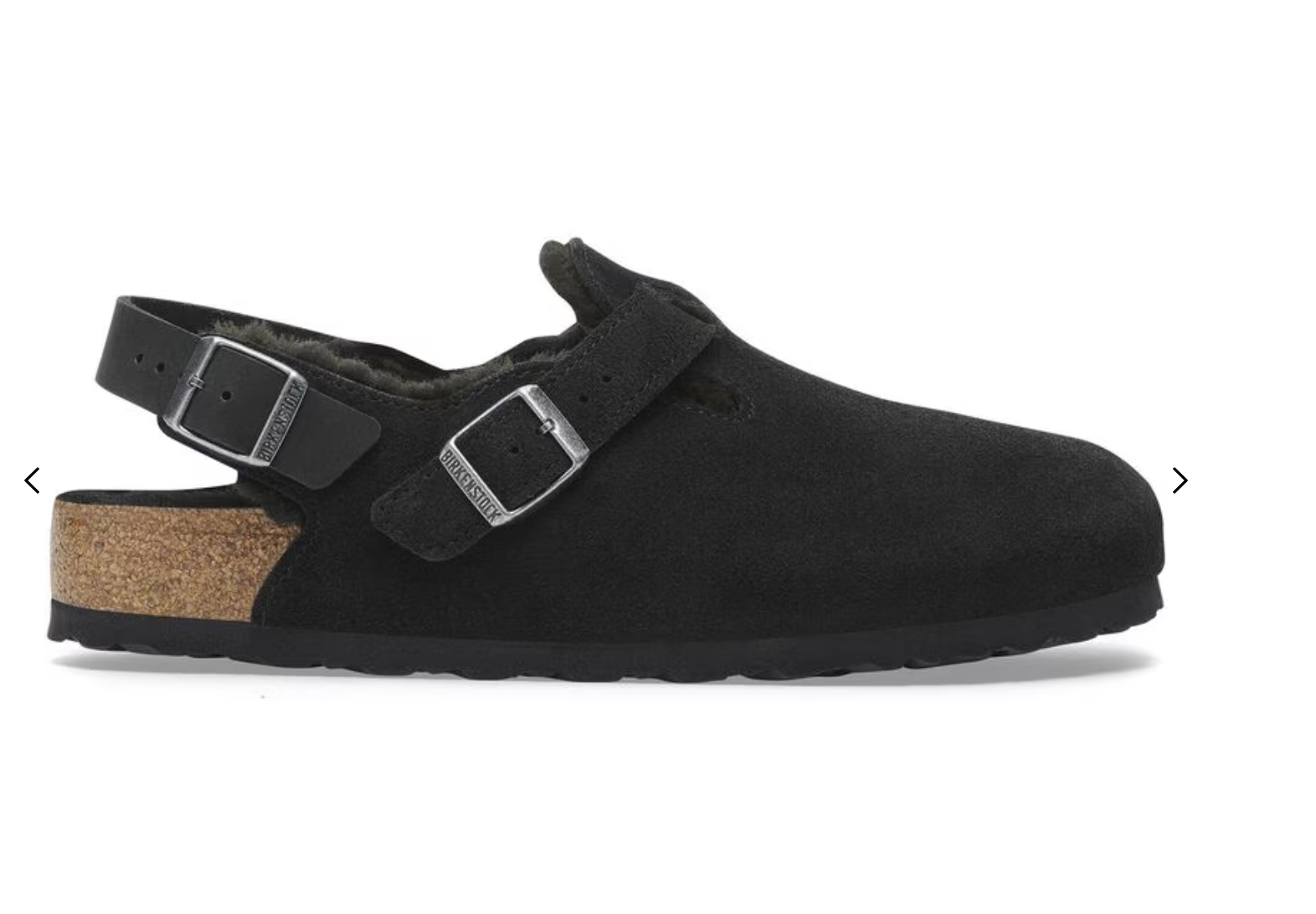 Birkenstock Tokio Inside Shearling Black