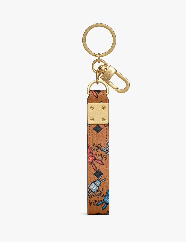 MCM Schlüsselanhänger Cognac