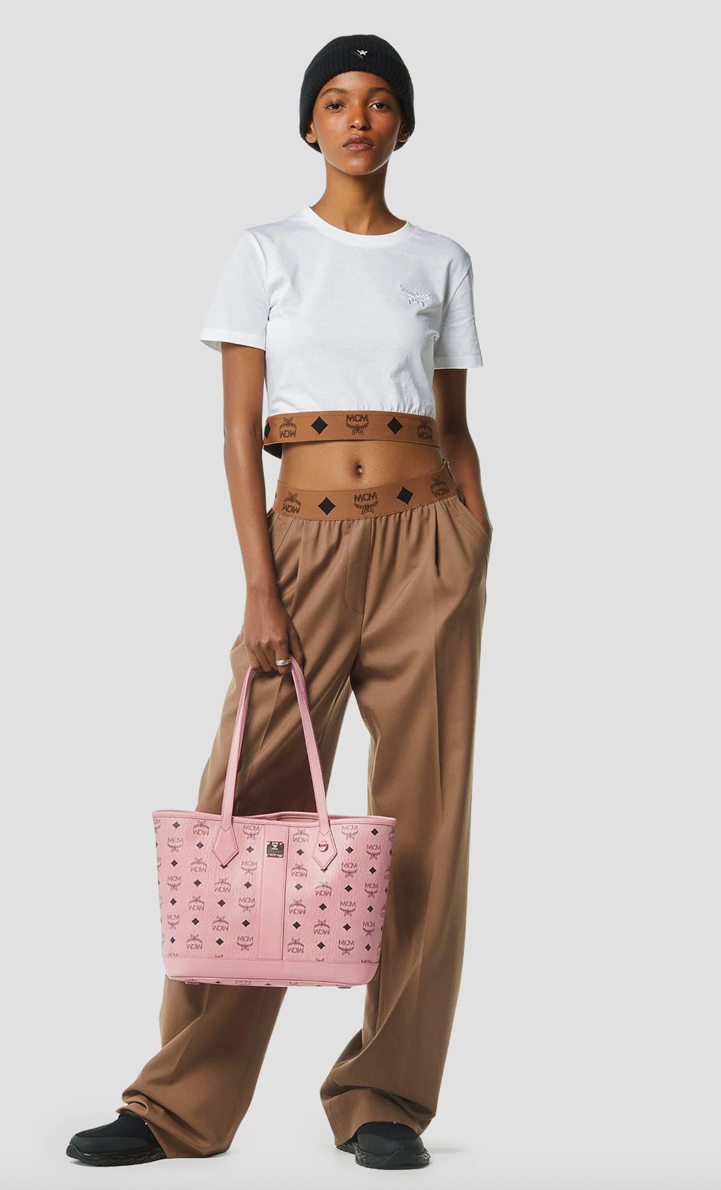 MCM Liz Wendeshopper Small Rosa