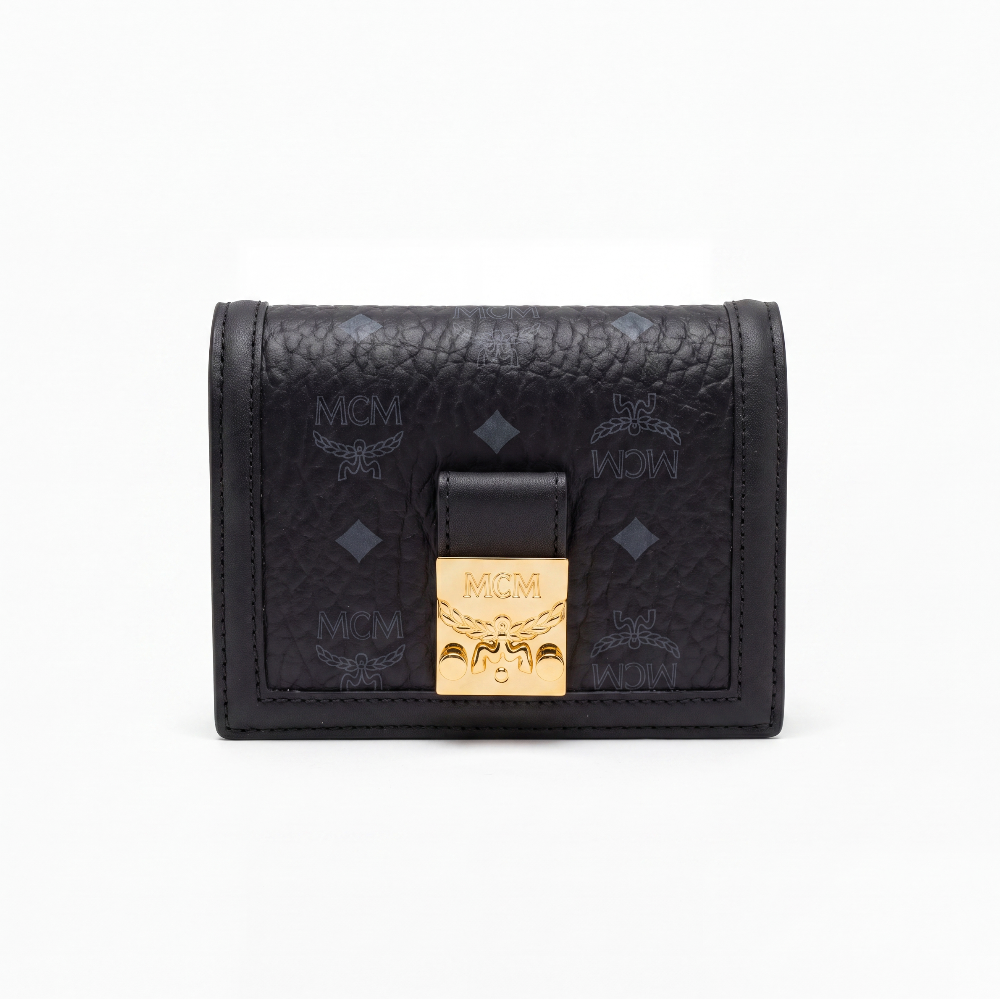 MCM Tracy Kartenetui in Visetos Mini Schwarz
