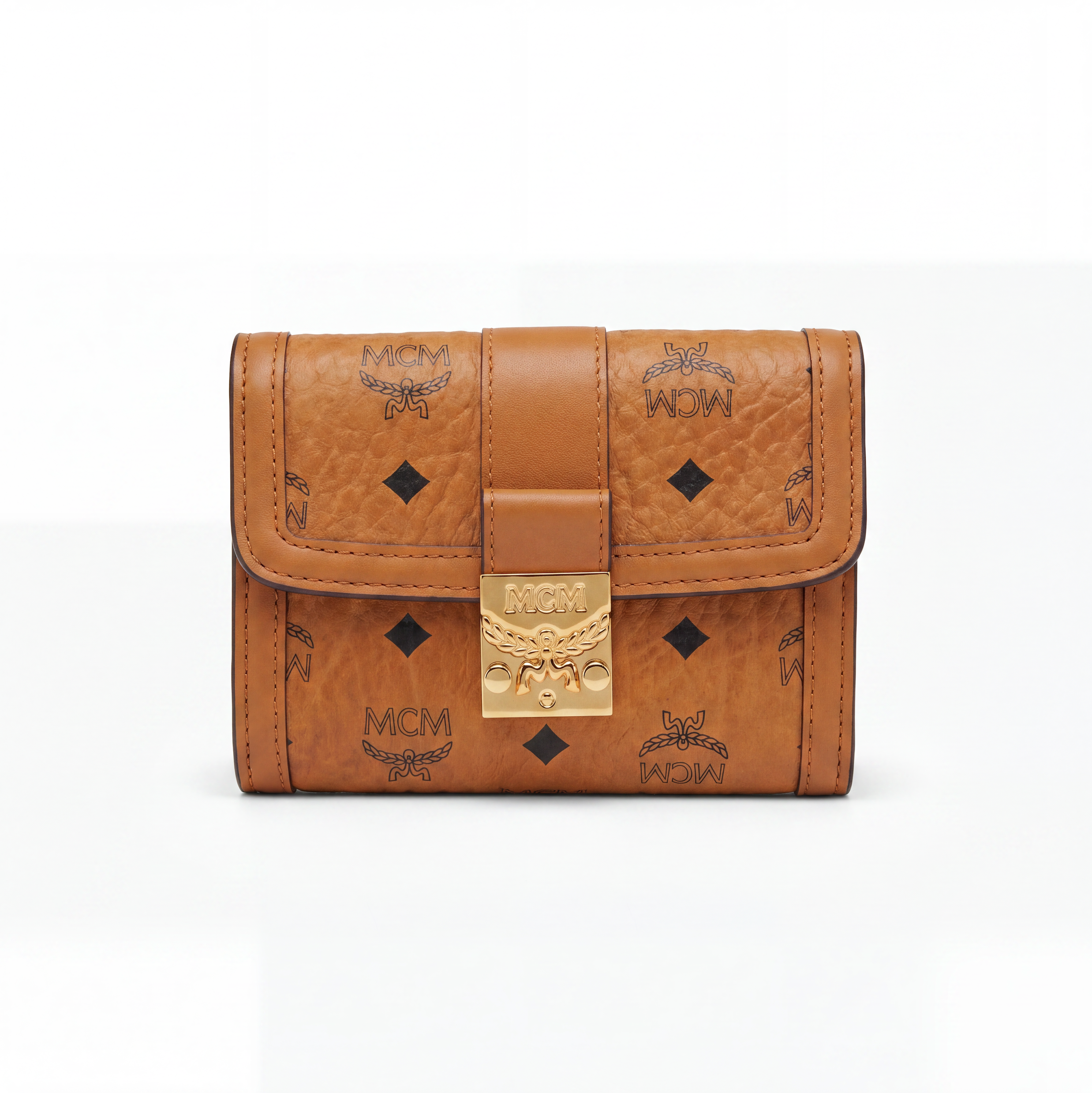 MCM Tracy Small Wallet - Geldbörse Cognac