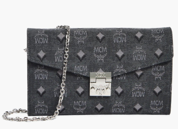 MCM Aren Crossbody Bag - Dark Grey