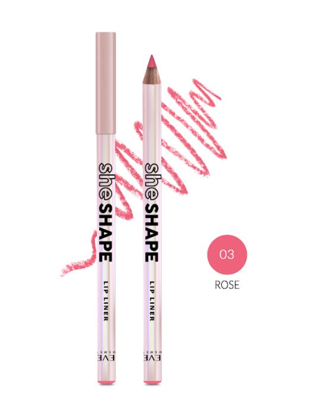 Revers She Shape Lip Liner Rose 1,8g
