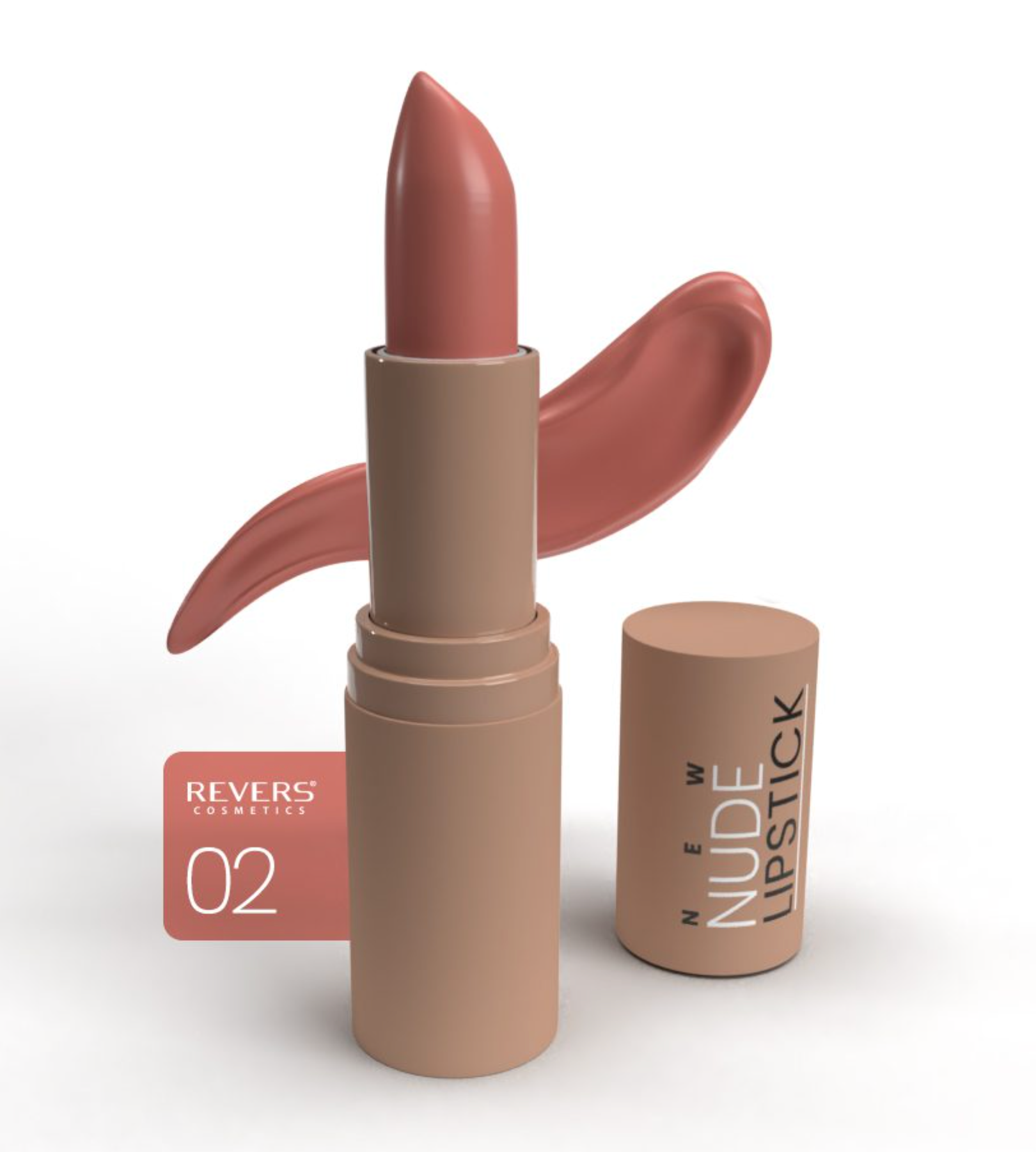 Revers Lip Stick New Nude Satin #02