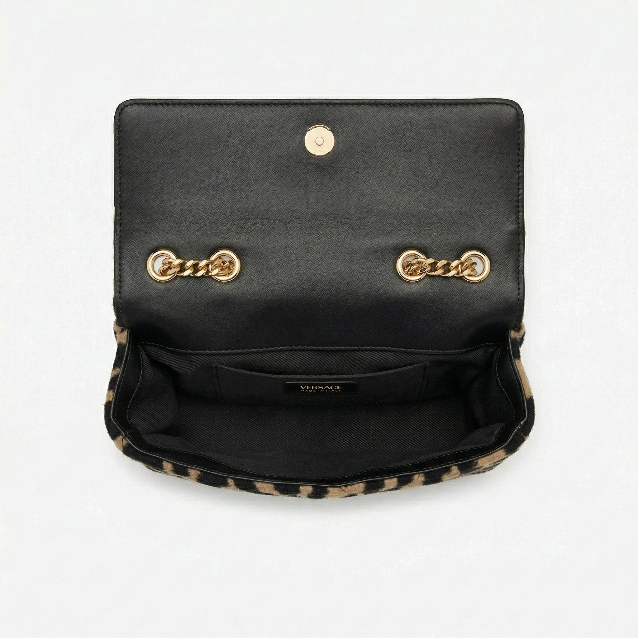 Versace La Medusa Leopard Small