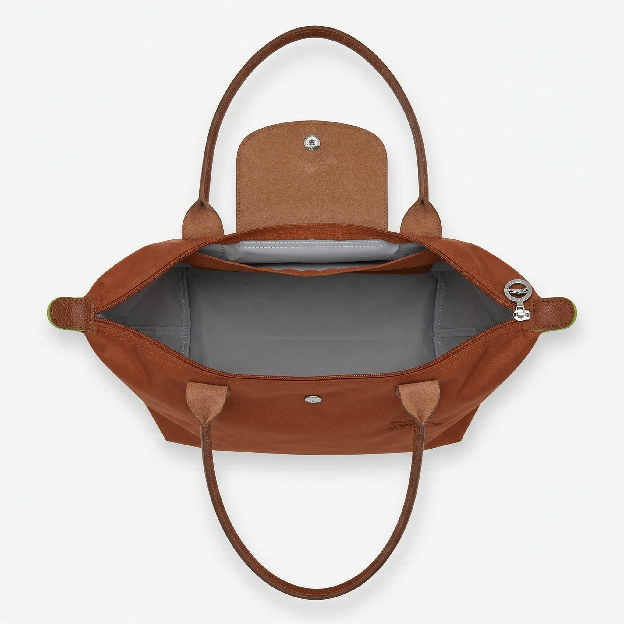 Longchamp Shopper M Le Pliage Green Kastanie