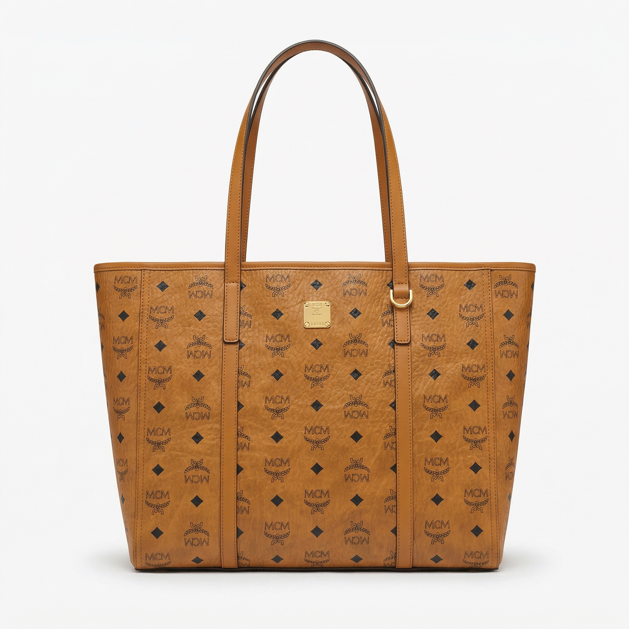 MCM Toni Shopper Medium - Cognac