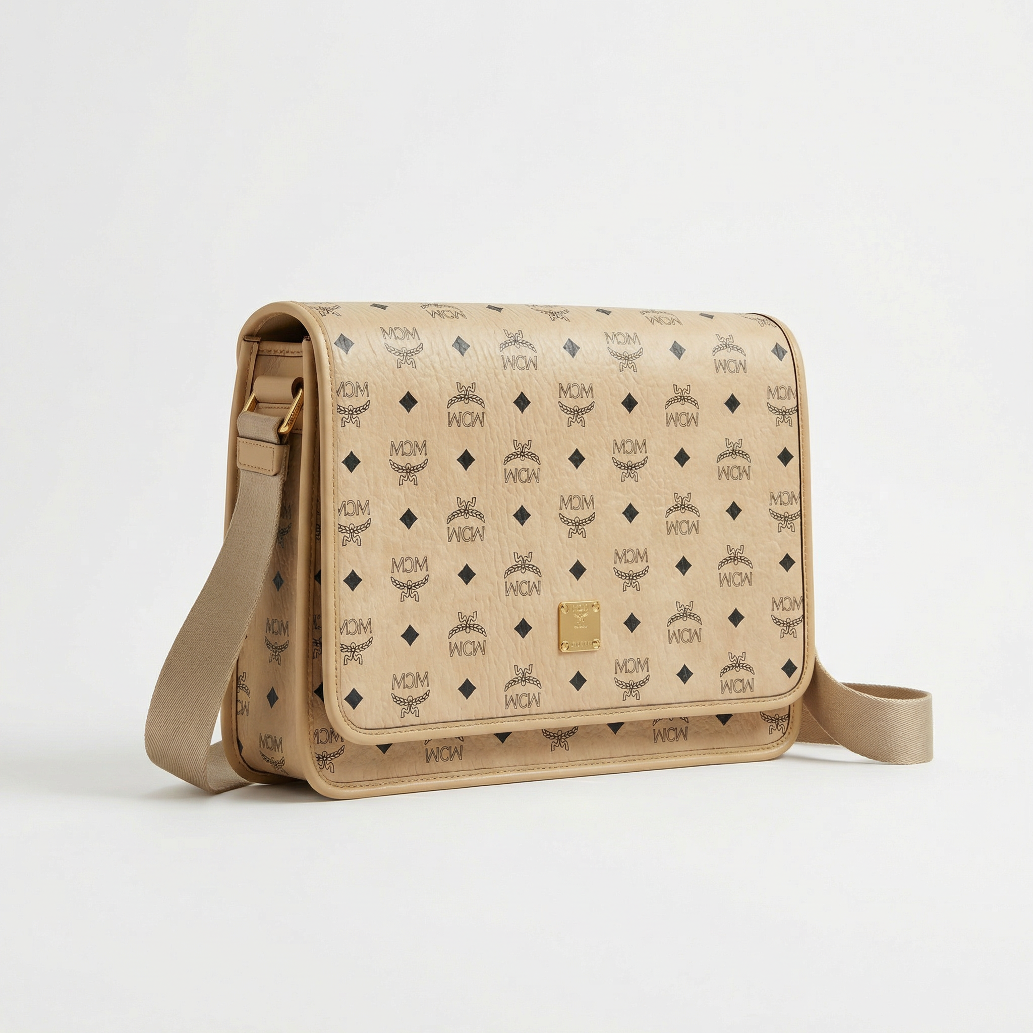 MCM Aktentasche Beige Limited Edition