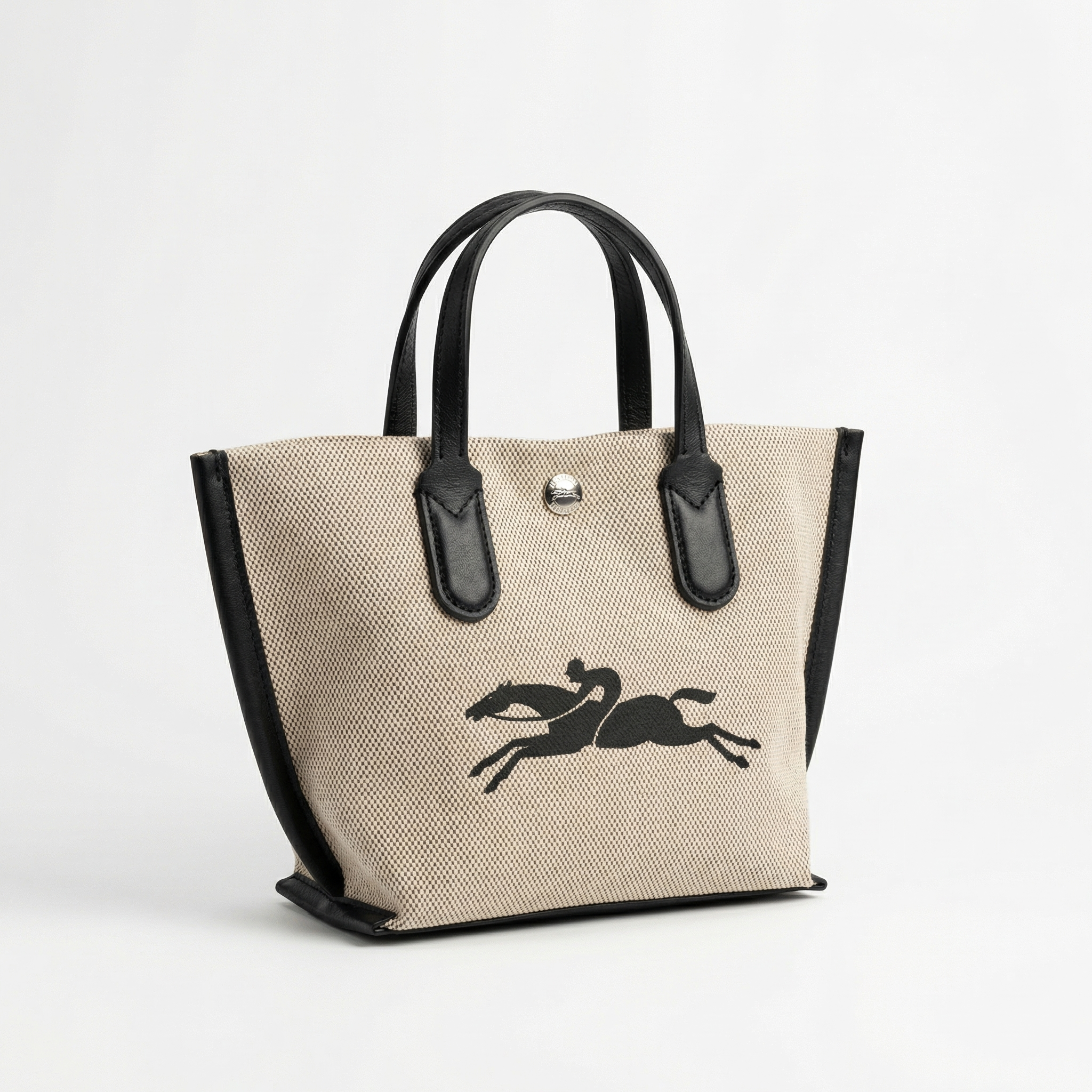 Longchamp XS Essential Canvas Ecru