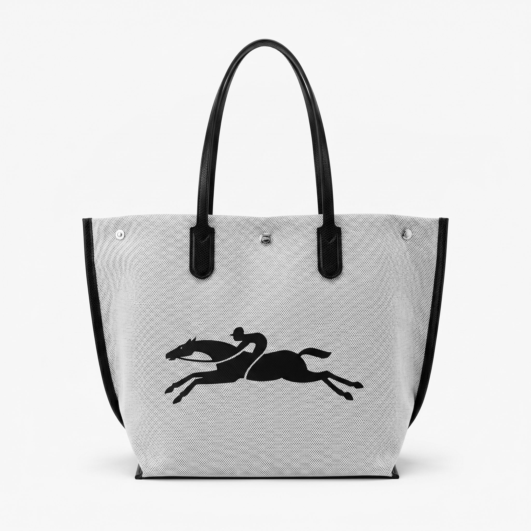 Longchamp L Essential Canvas Ecru